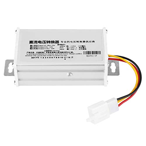 36V-72V to 12V Electric Vehicle Converter Adapter 10A 120W - High Efficiency DC Transformer for E-Scooter Battery - Lightweight Power Supply for Electric Scooters, Bikes & Mobility Devices