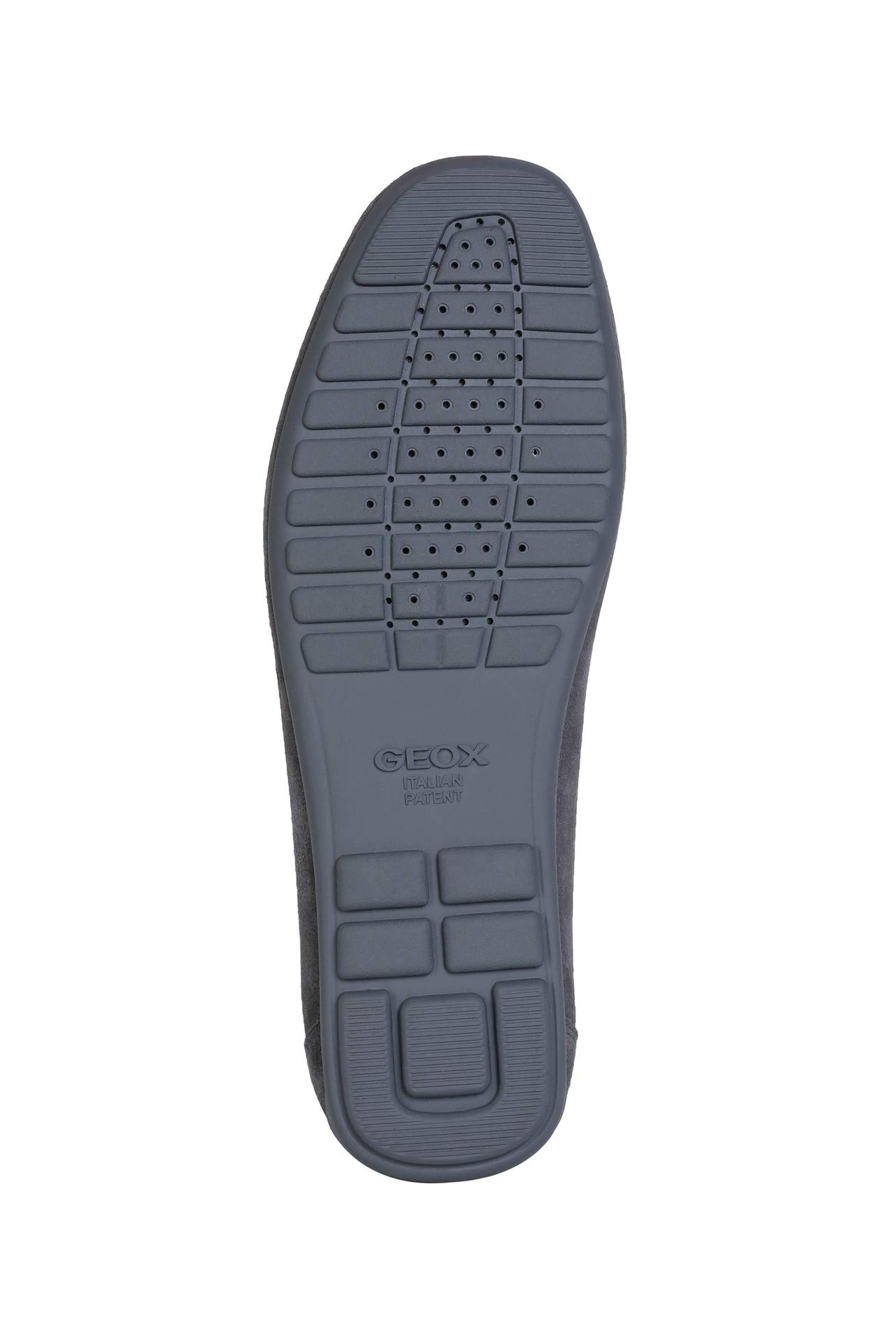 Geox Men's Tivoli Loafers - Comfortable & Stylish Casual Shoes for Business & Travel | Breathable Leather Slip-Ons for Work, Office & Everyday Wear