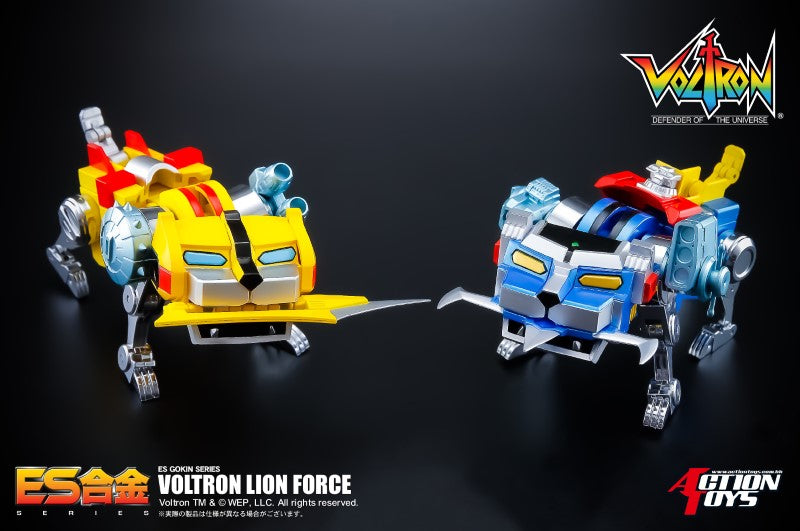 Voltron: Defender of the Universe ES Gokin ES 25 Lion Force Die-Cast Action Figure - Collectible Anime Robot Toy for Display & Play | Perfect for Fans, Gift Giving & Anime Collections