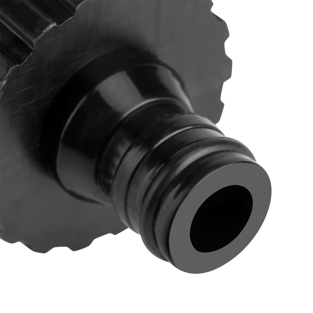 Hakeeta Stainless Steel Water Gun Connector - Heavy Duty Garden Hose Adapter for Outdoor Use, Fits Taps Up to 20mm - Perfect for Gardening, Car Washing, Lawn Irrigation & Outdoor Cleaning