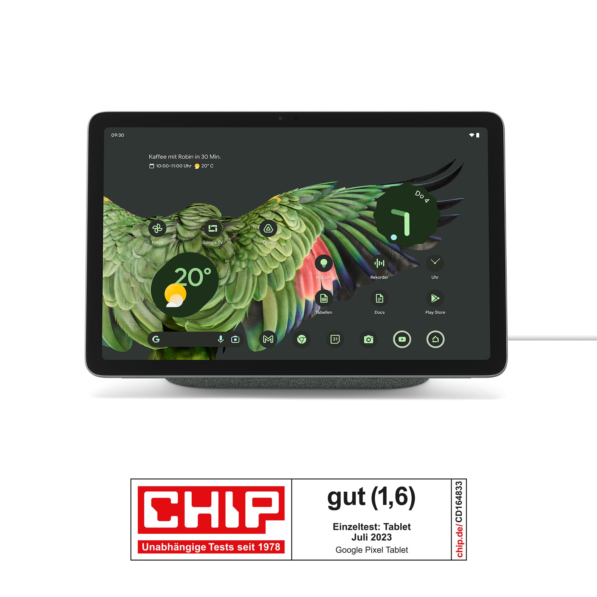 Google Pixel Tablet with Charging Speaker Dock - 11