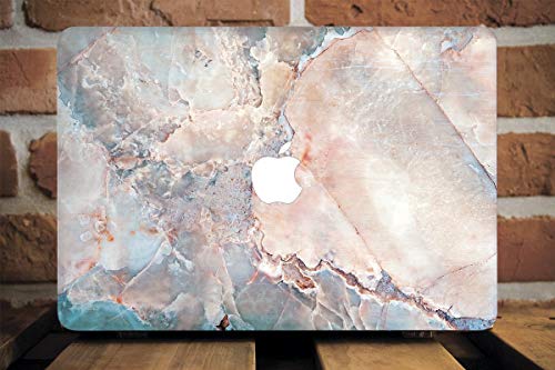 Pink Marble Macbook Pro 16 2019 Case - Custom Clear Protective Shell Cover for Macbook A2141/A2289/A2251/A2159/A2179/AW2113 - Stylish Stone Design for Work & Travel