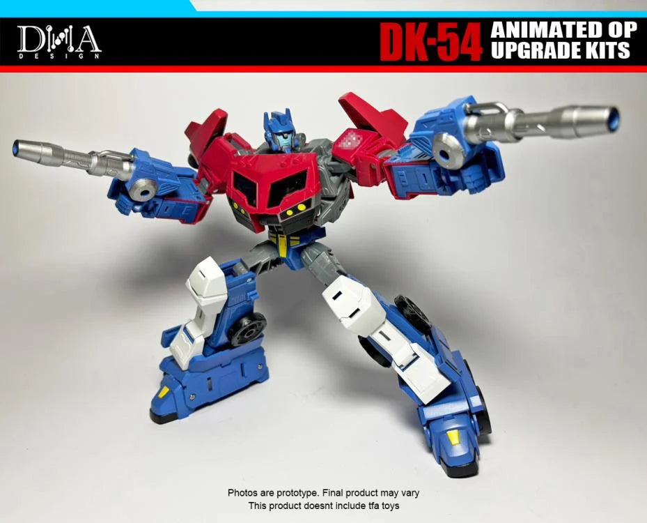 DNA Design DK 54 Upgrade Kit for Transformers Animated Optimus Prime - Enhance Your Collectible Figure with Premium Accessories for Display & Customization