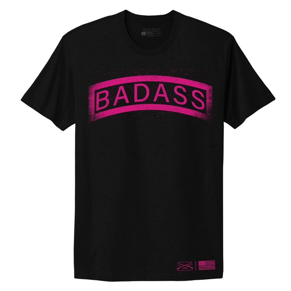 Badass Boyfriend Fit T-Shirt for Women - Black | Casual Streetwear & Everyday Comfort