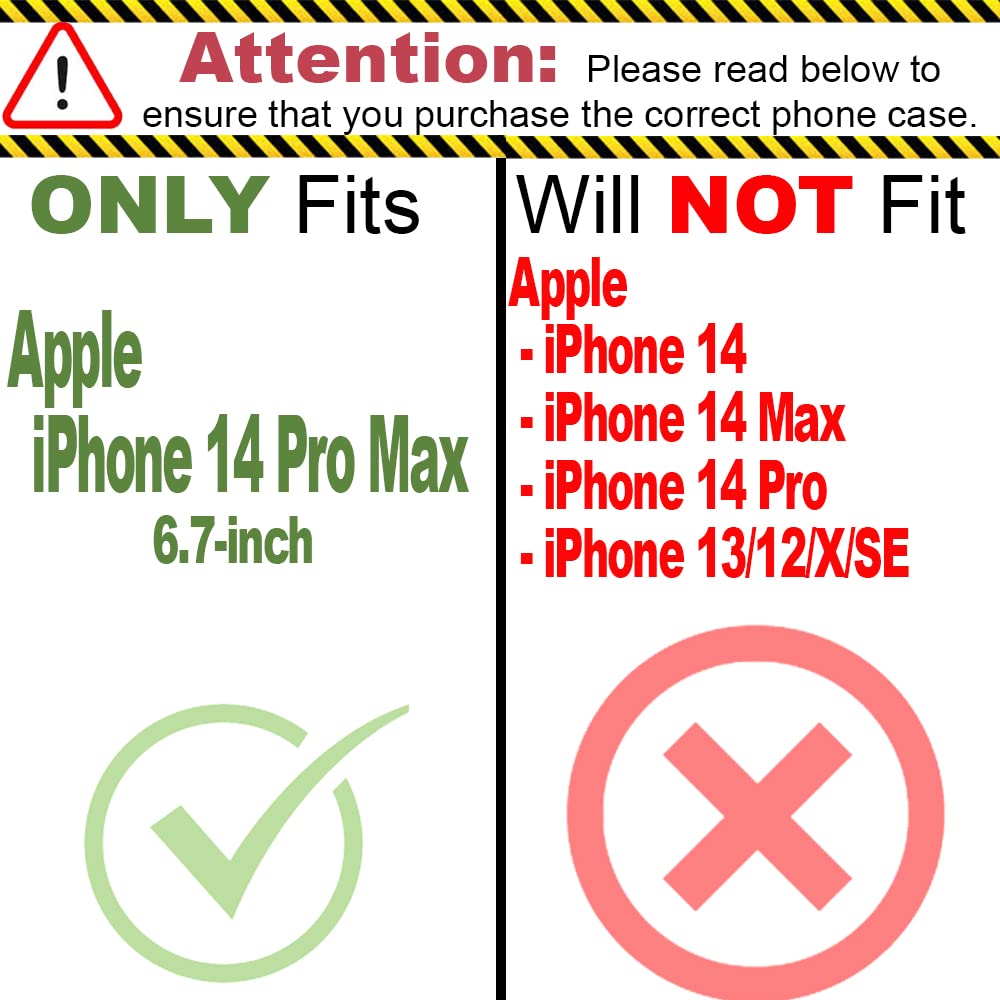 iPhone 14 Pro Max Screen Protector 3-Pack - 9H Hardness Tempered Glass for Shatterproof Protection | Case Friendly for Daily Use