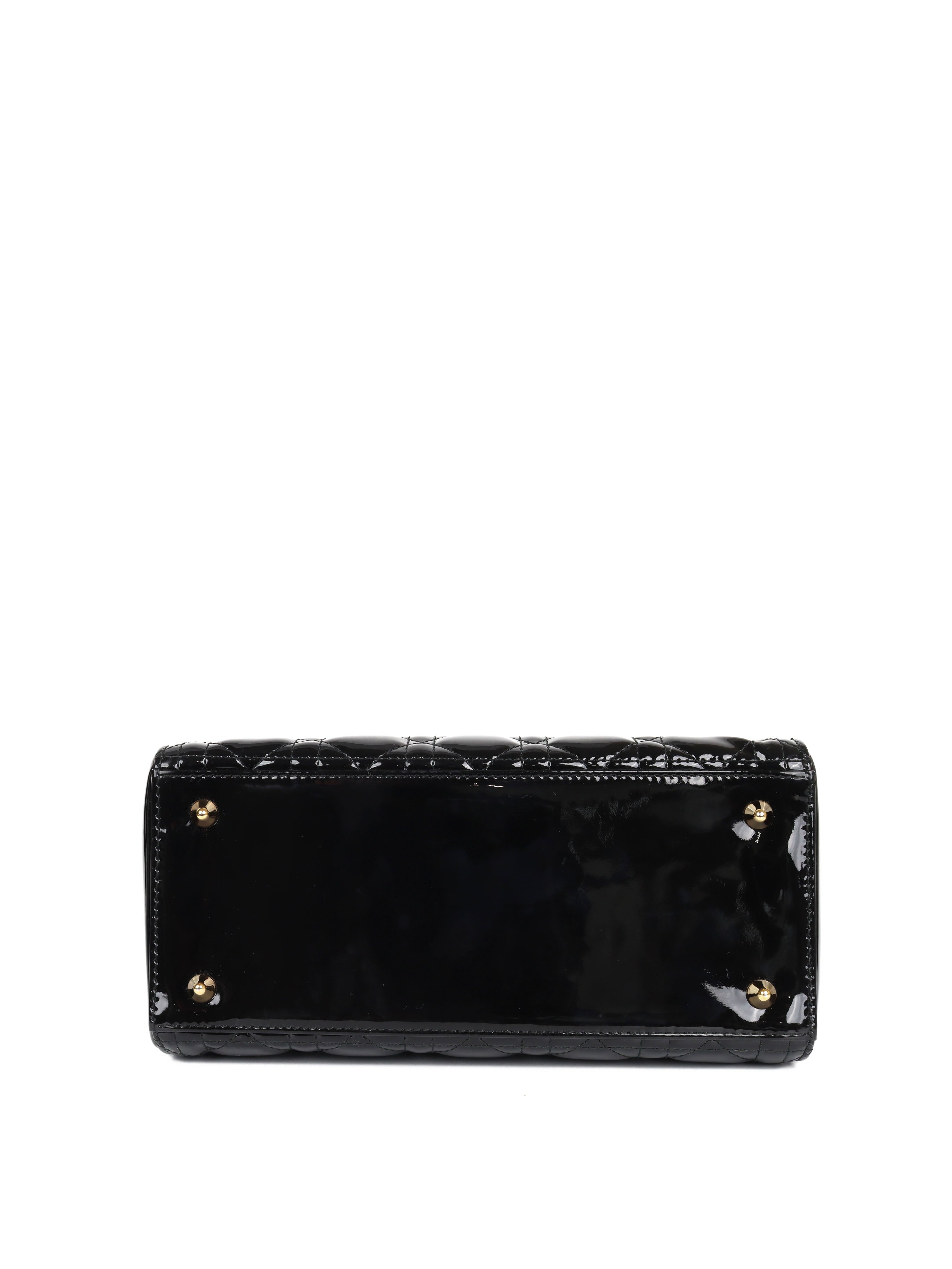 Dior Medium Black Lady Dior Handbag - Luxury Leather Shoulder Bag for Women | Perfect for Parties, Weddings & Evening Events