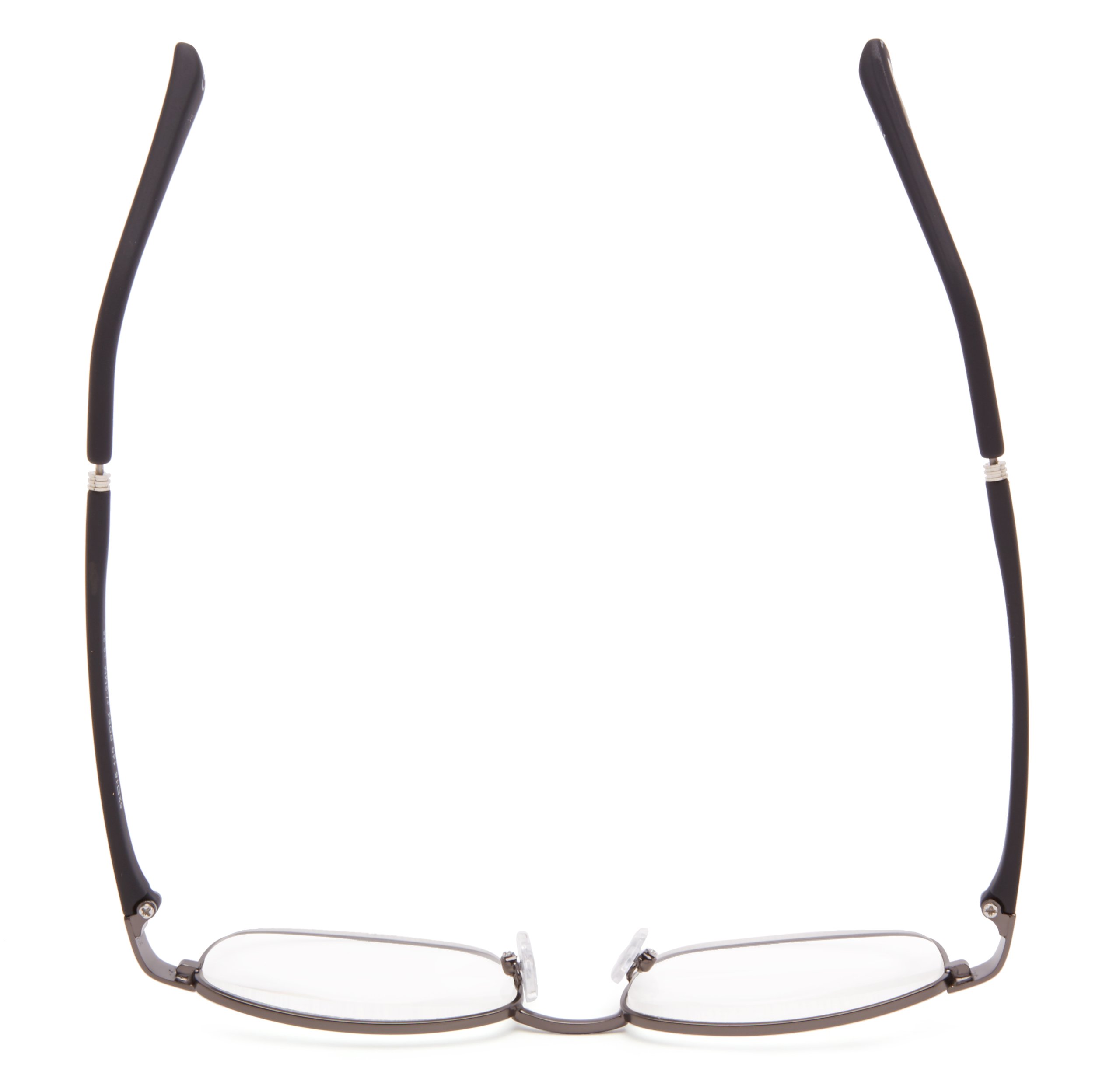 Foster Grant Men's Manning Square Reading Glasses +1.00 to +4.00 Strength | Lightweight Metal Frame | Blue Light Blocking | Perfect for Office Work & Reading Books