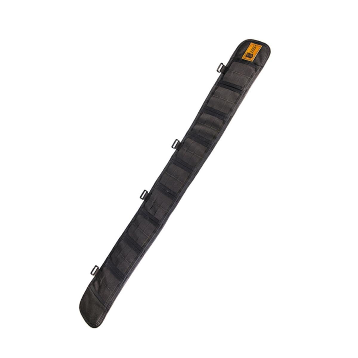SureGrip Padded Weightlifting Belt - High Speed Gear Slotted Black Belt for Powerlifting & CrossFit - Adjustable 35.5
