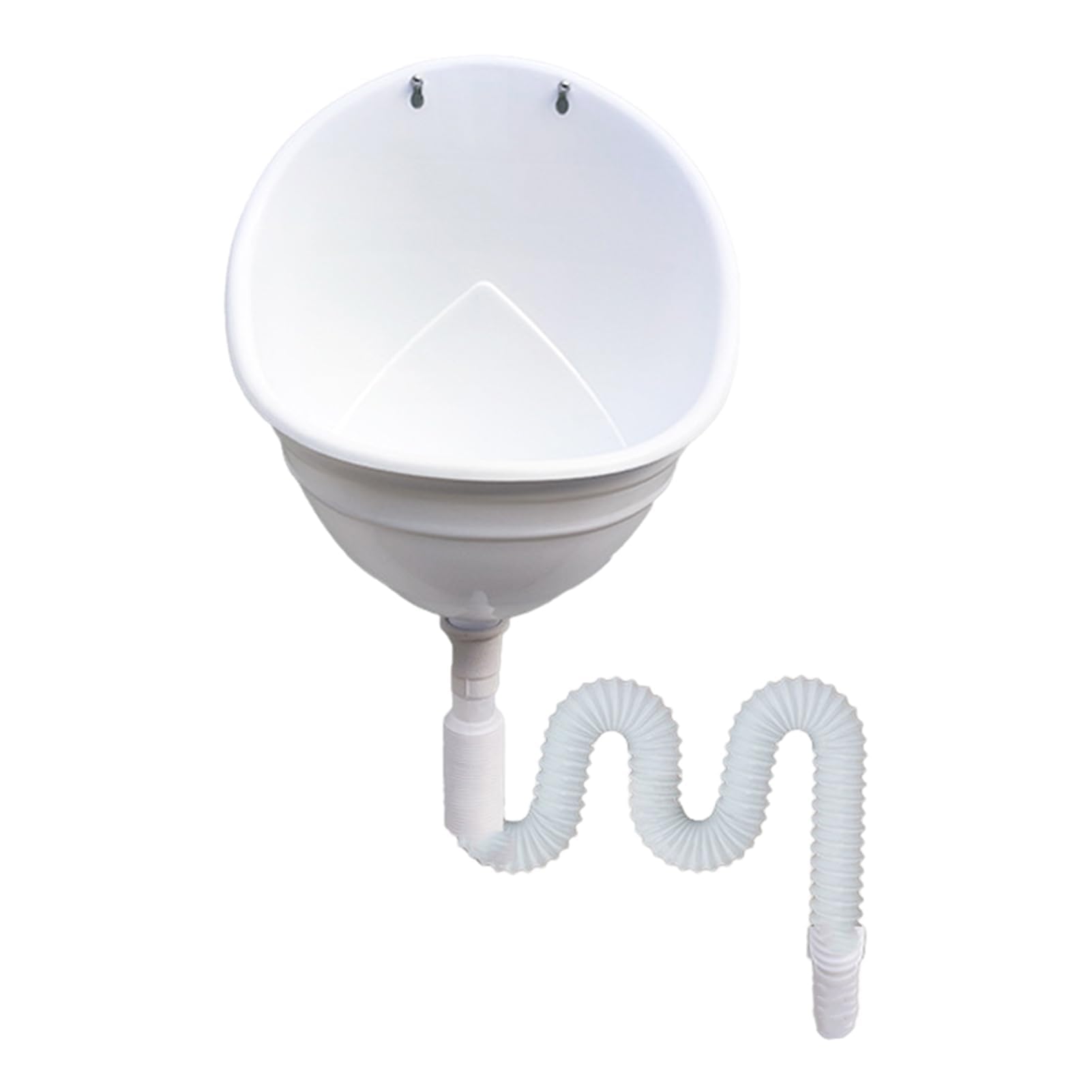 Waterless Urinal with Hose - Wall Mounted Plastic Urine Diverter for Men & Kids - Splash Proof Outdoor Portable Toilet for Camping, RV, Garden & Bathroom - Easy Installation Water Saving Solution