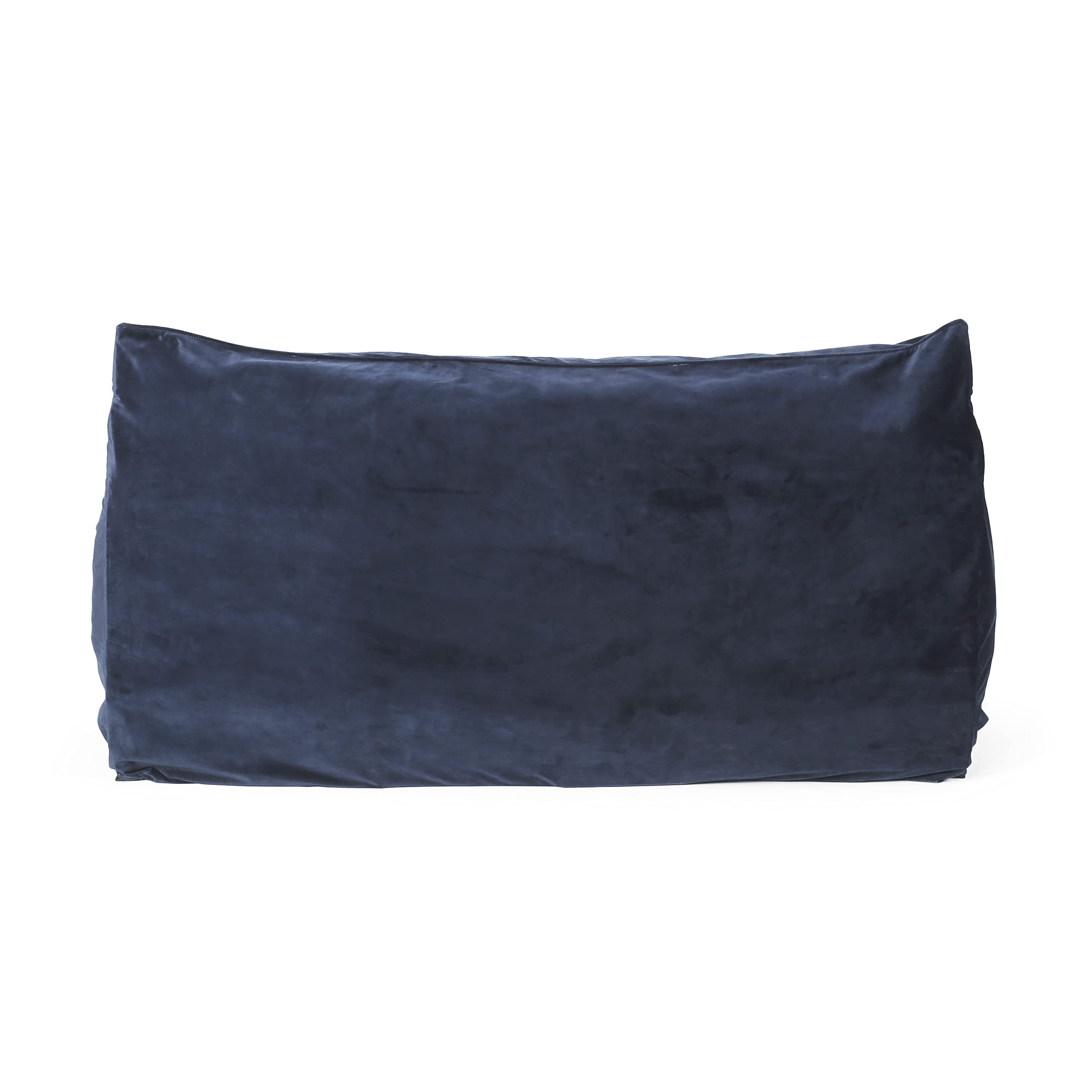 Christopher Knight Home Velie Small Bean Bag Chair - Midnight Blue, Ultra Soft & Comfortable for Kids, Teens & Adults - Perfect for Bedroom, Living Room, Dorm or Game Room Relaxation