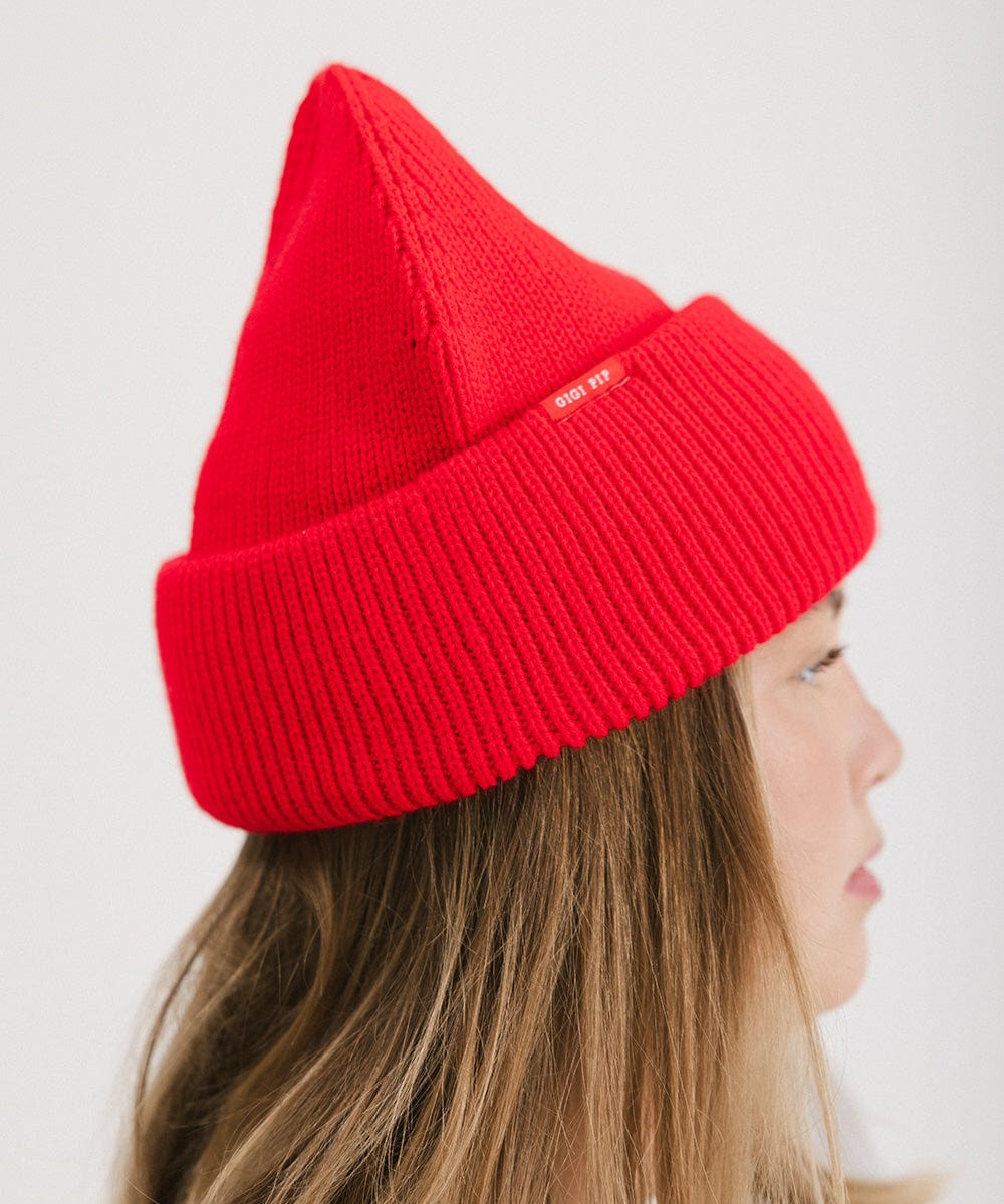 Lou Oversized Knit Beanie - Soft Chunky Winter Hat for Women & Men - Perfect for Cold Weather, Skiing, and Outdoor Activities