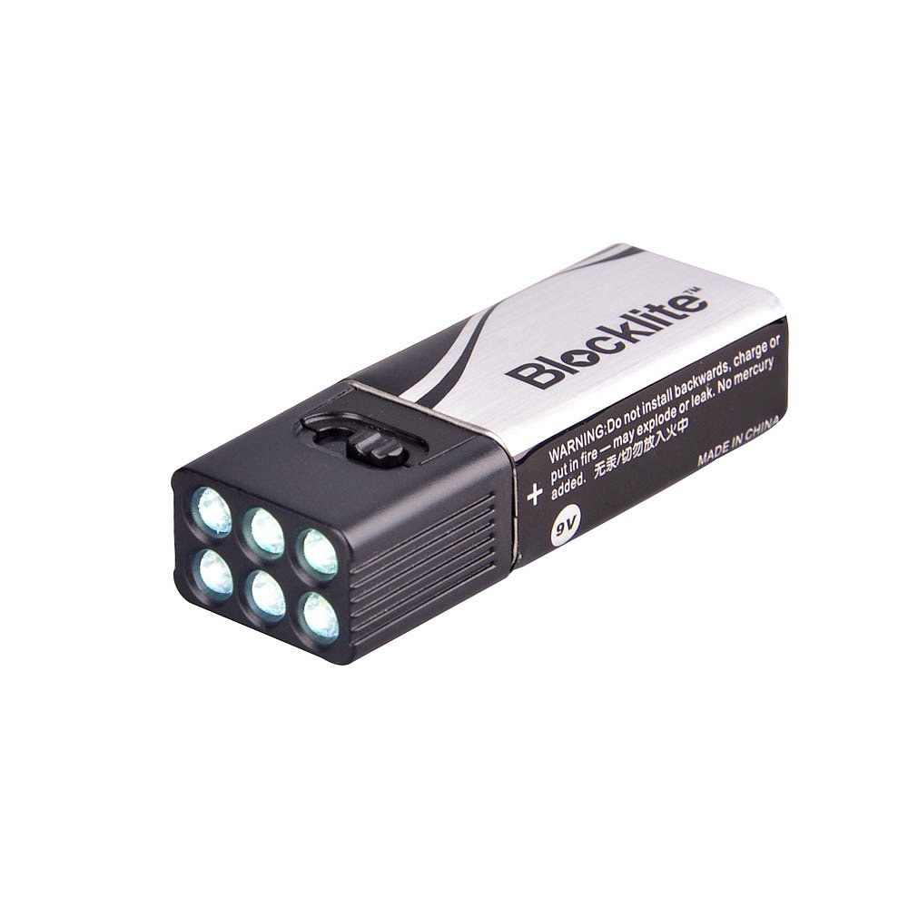 Lixada Mini LED Flashlight with 9V Battery - Ultra Bright Portable Torch for Camping, Hiking, Emergency & Outdoor Adventures