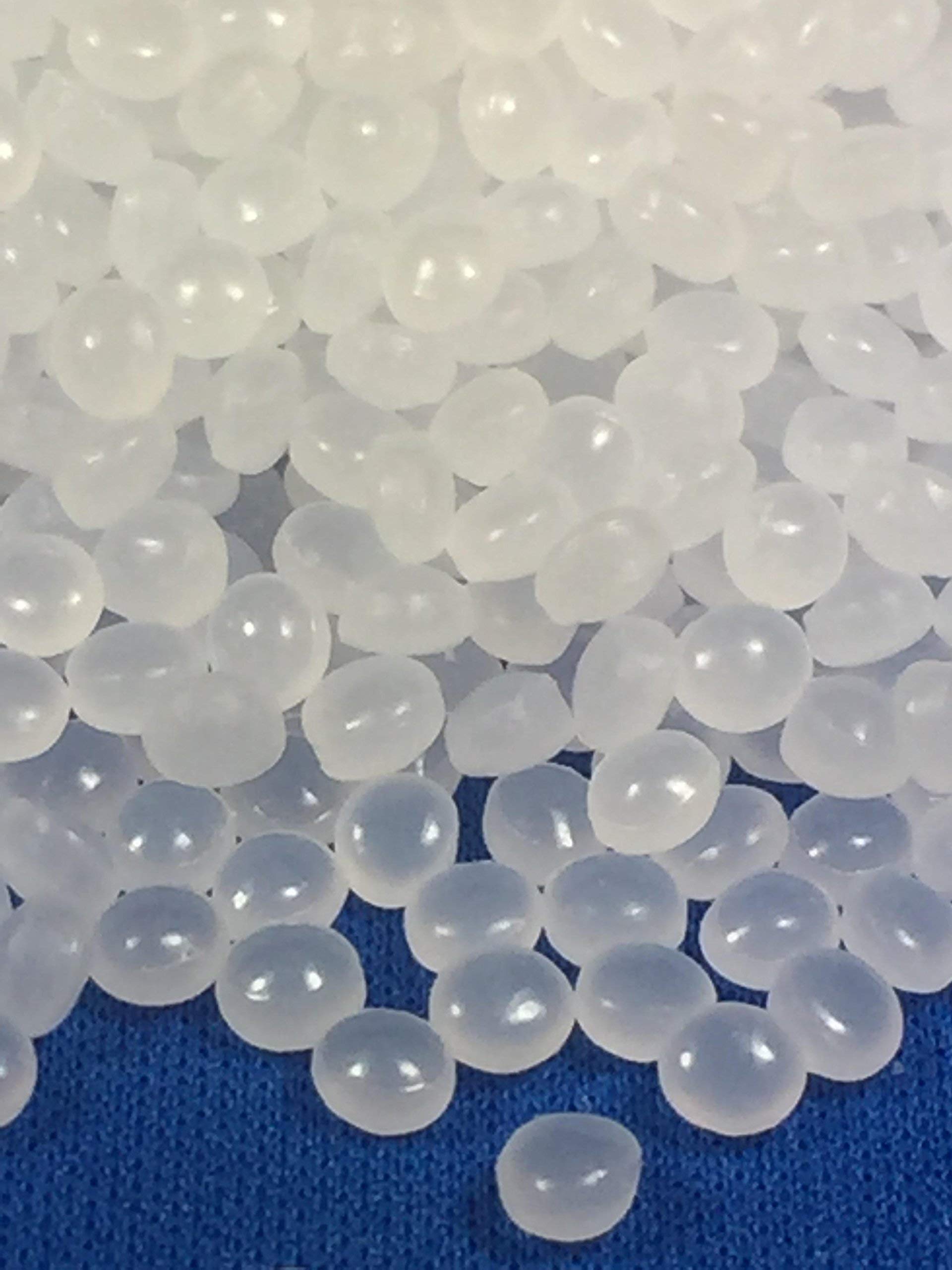 Premium Poly Plastic Pellets - 25 lbs Bulk for Weighted Blankets, Rock Tumbling, Doll Stuffing & Craft Filling | Made in USA | Ideal for DIY Projects, Sensory Lap Pads & Home Decor Crafts