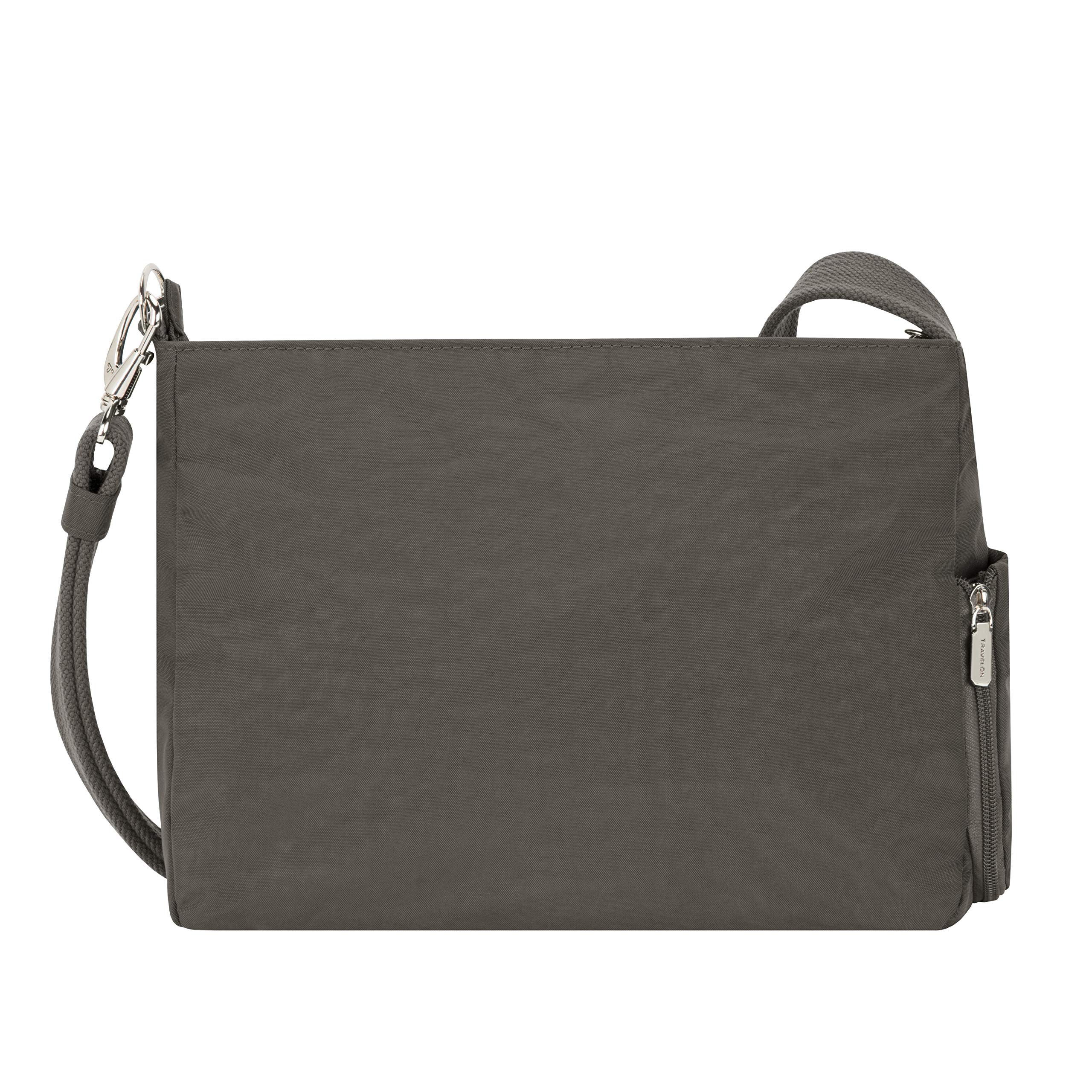 Travelon Anti-Theft Crossbody Bag with RFID Blocking & Patch Pockets - Secure Hands-Free Purse for Travel, Commuting & Daily Use