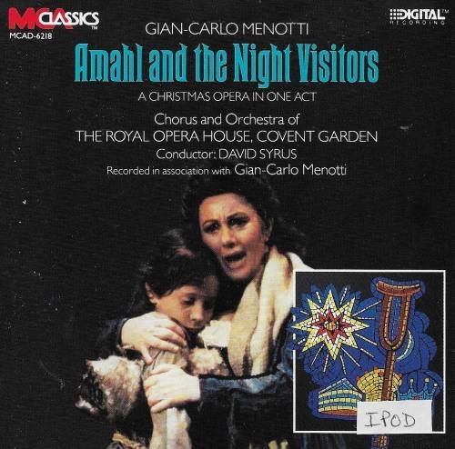 Menotti: Amahl and the Night Visitors - Classic Opera CD | Perfect for Holiday Music Lovers & Christmas Gift Giving
