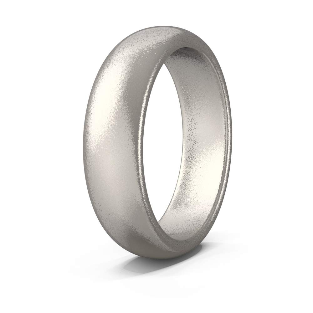 Silicone Wedding Bands for Men & Women - Comfortable, Durable, Thin Rubber Rings for Exercise, Gym, Swimming & Outdoor Activities