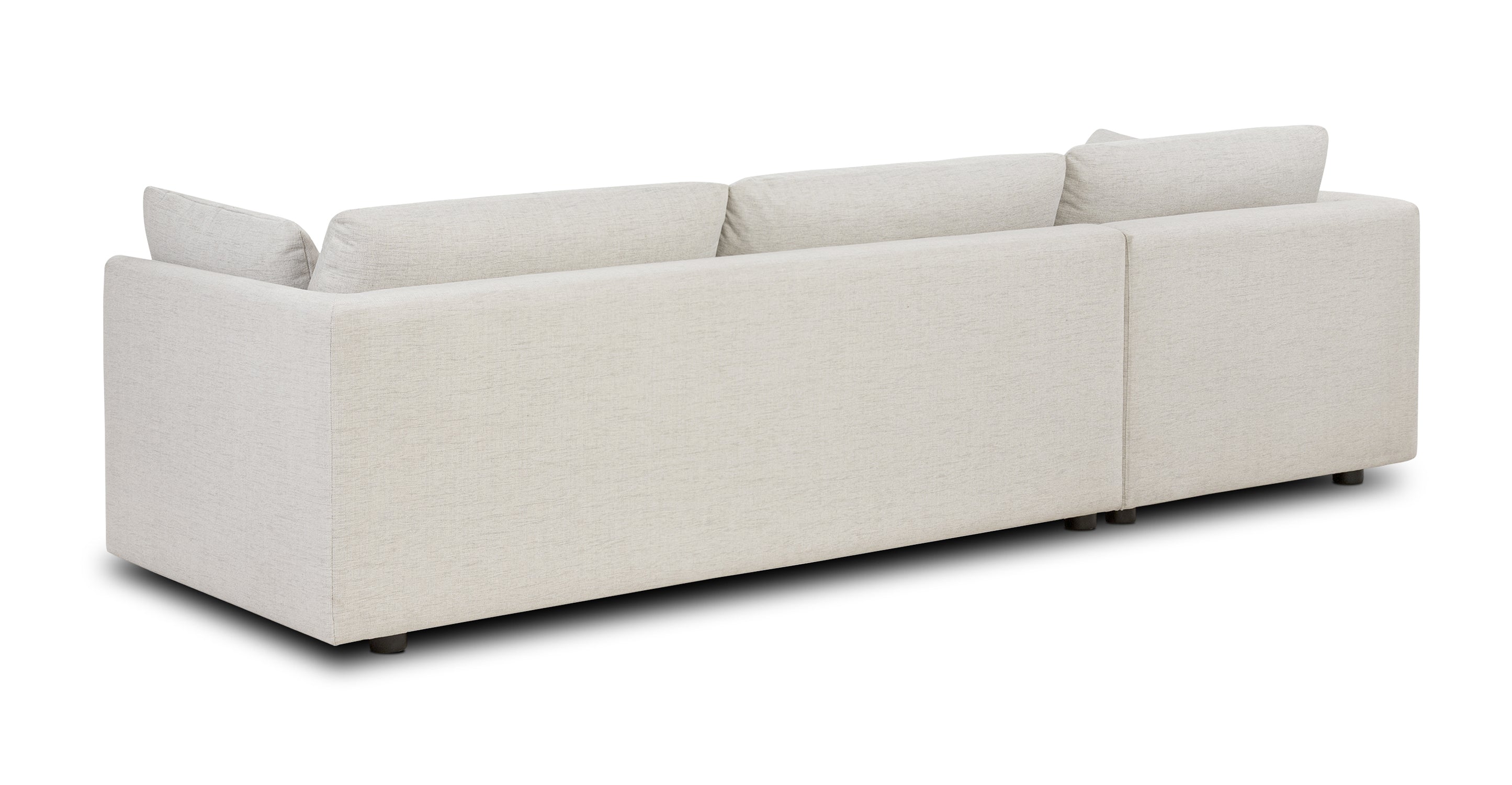 Argos Left Facing Sleeper Sectional Sofa Bed - Convertible L-Shaped Couch with Pull-Out Bed, Modern Fabric Upholstery for Living Room, Guest Room & Small Spaces