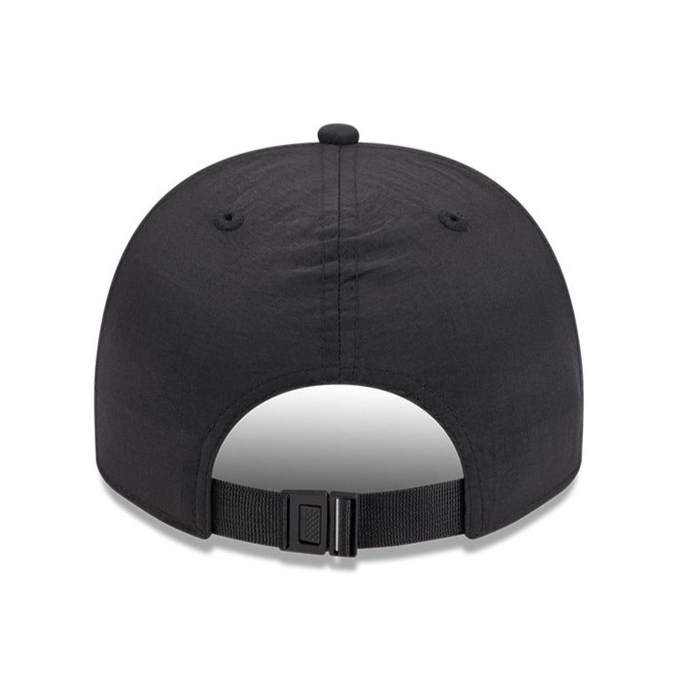 New Era Los Angeles Lakers Strapback Hat - Black Nylon Golf & Casual Cap for Men & Women - Perfect for Sports, Outdoors & Everyday Wear