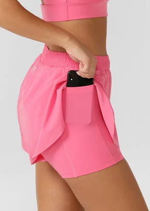 Light Speed Running Shorts for Women - High-Performance Cameo Pink Athletic Shorts for Workouts, Jogging & Gym | Moisture-Wicking & Breathable Fabric