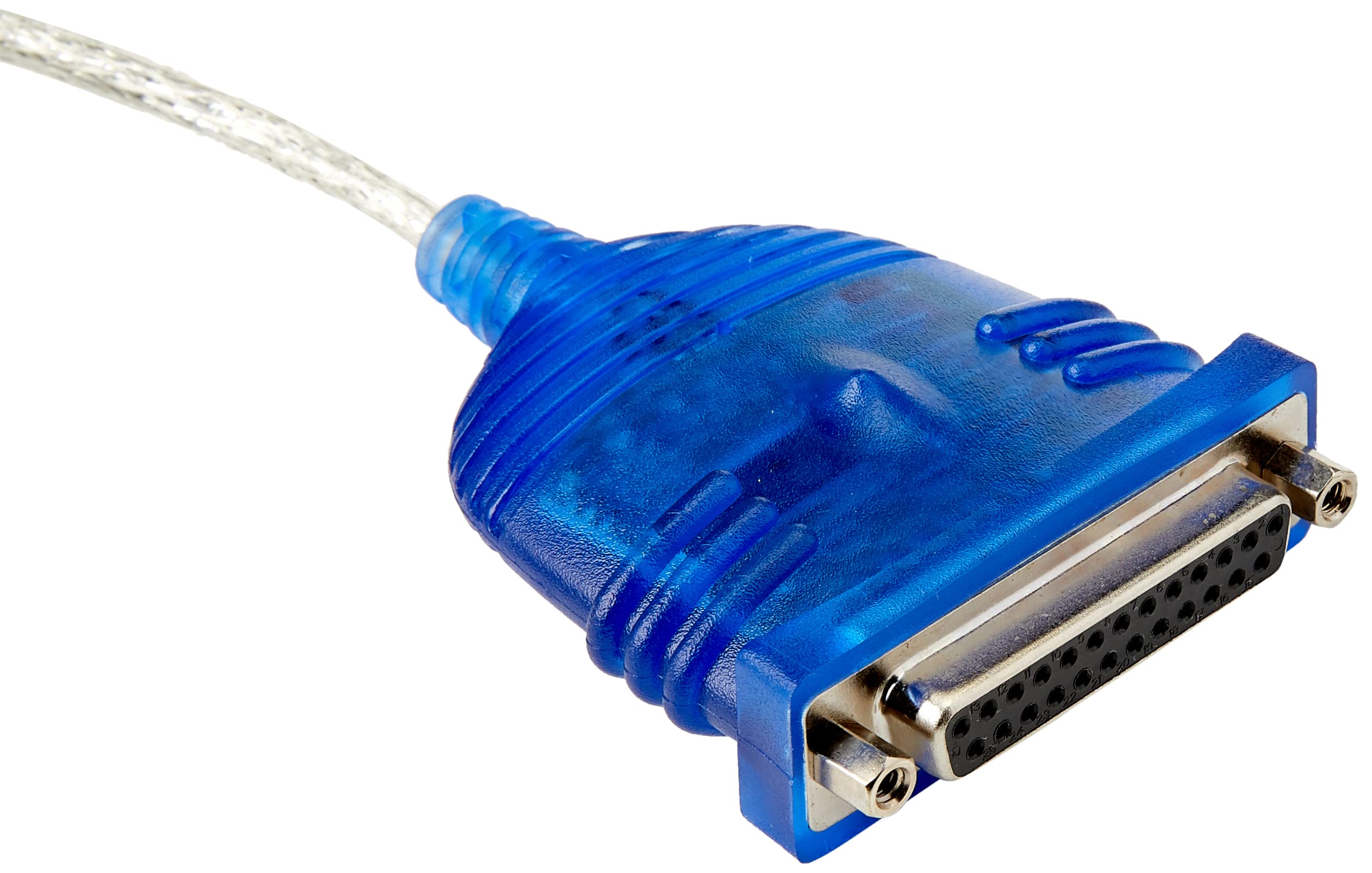 C2G 1.8M USB-A to DB25 Parallel Printer Adapter Cable - Connect Legacy Printers to Modern Computers for Office & Home Use