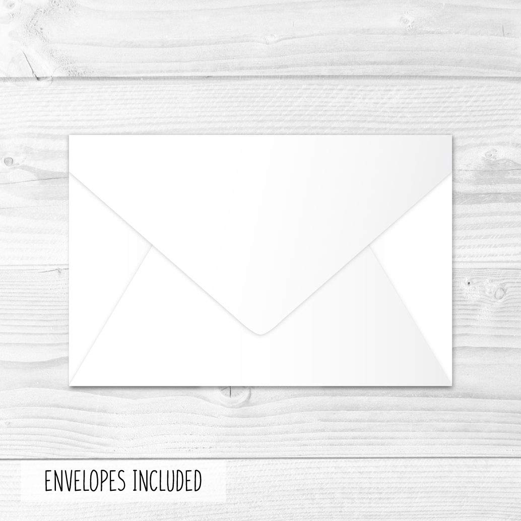 Hadley Designs 24 Elephant Baby Shower Thank You Cards with Envelopes - Cute Baby Shower Thank You Notes for Boys & Girls - Perfect for Baby Showers, Birth Announcements, and Newborn Gifts