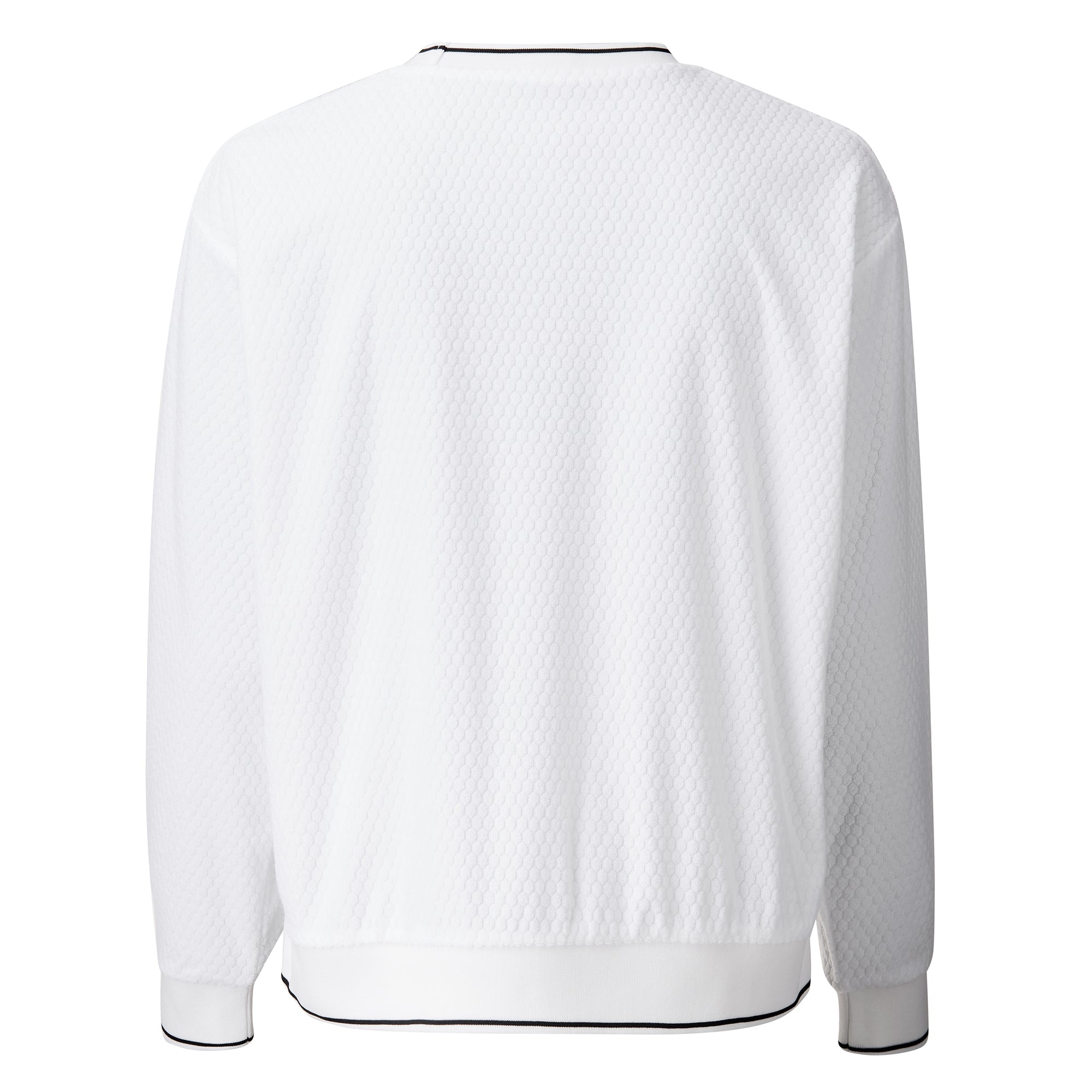 Women's White Golf Sweatshirt - Breathable & Comfortable Daily Sports Pullover for Golfing & Casual Wear