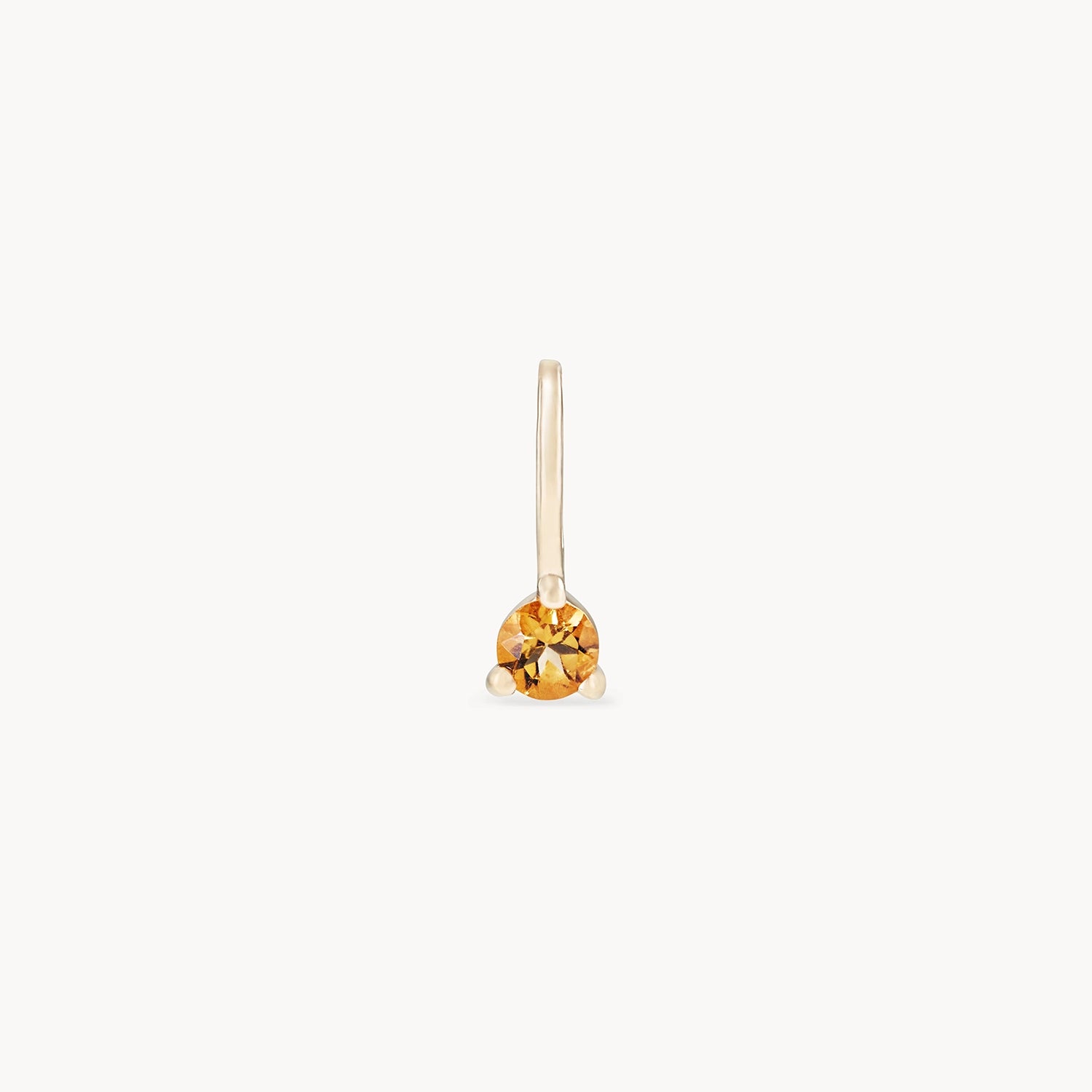 10K Yellow Gold November Birthstone Charm with Citrine – Elegant Jewelry Gift for Birthdays, Anniversaries & Special Occasions