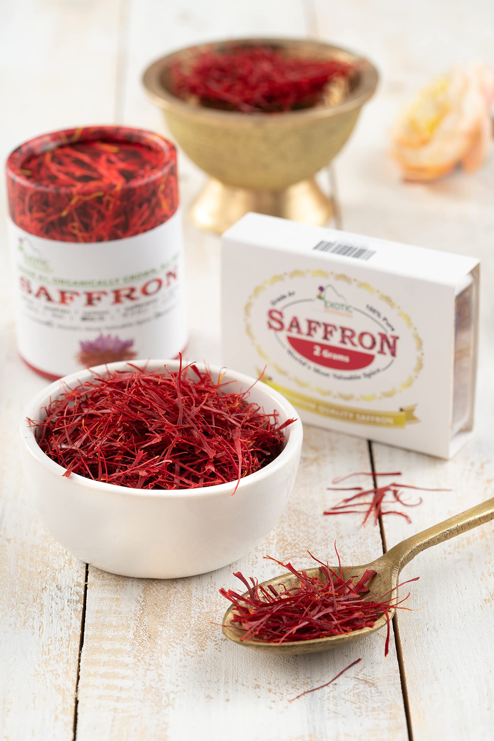 Premium Grade A+ Super Negin Saffron Threads - 100% Pure All Red Saffron Spice for Cooking, Baking & Beverages | Perfect for Paella, Risotto, Bomba Rice, Saffron Tea & Golden Milk | Gourmet Kitchen Essential (2g/0.07oz) | Ideal for Home Chefs, Food Enthusiasts & Healthy Lifestyles