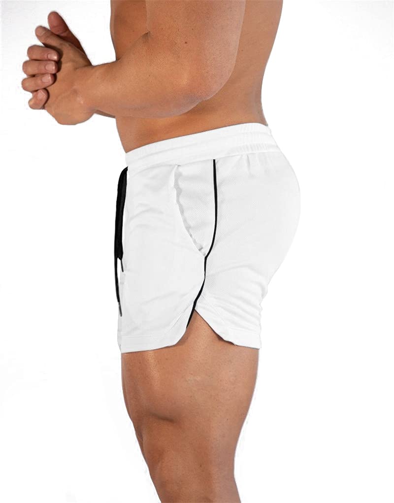 EVERWORTH Men's 5 Inch Inseam Athletic Shorts - Gym Workout, Running, Bodybuilding & Casual Wear - Lightweight Quick-Dry Sports Shorts for Training, Jogging, Basketball & Summer Activities