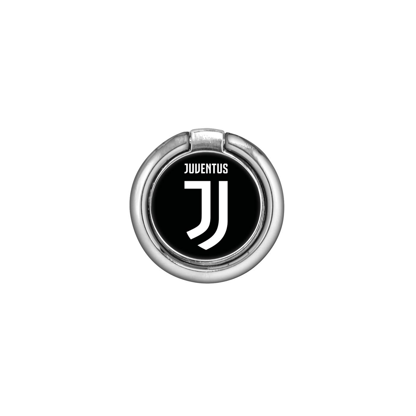 Official Juventus Phone Ring Holder - 360° Rotatable Grip Stand for iPhone & Samsung - Perfect for Selfies, Videos & Hands-Free Use at Home, Office & Travel