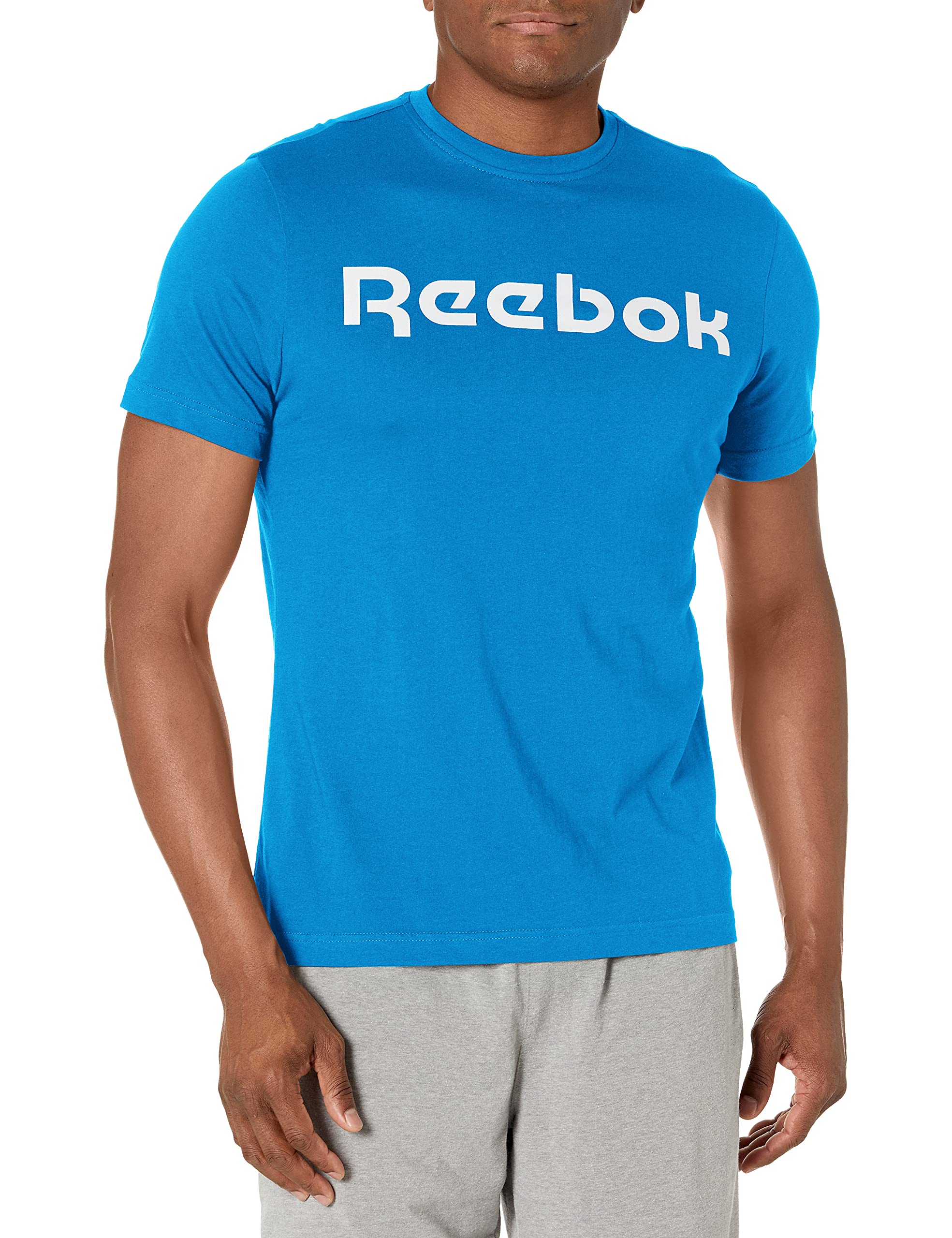 Reebok Men's Training Essentials Graphic T-Shirt - Comfortable Workout & Gym Tee for Running, Fitness & Casual Wear