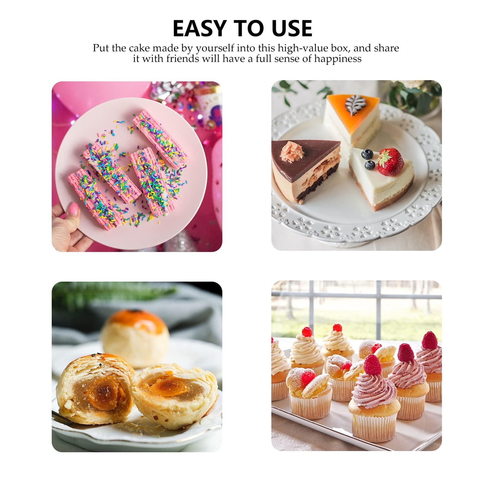 12Pcs Kraft Paper Egg Tart Tray Set - Eco-Friendly Dessert Cake Container for Cupcakes, Pastries & Sandwiches | Perfect for Baking, Parties, Weddings & Catering Events