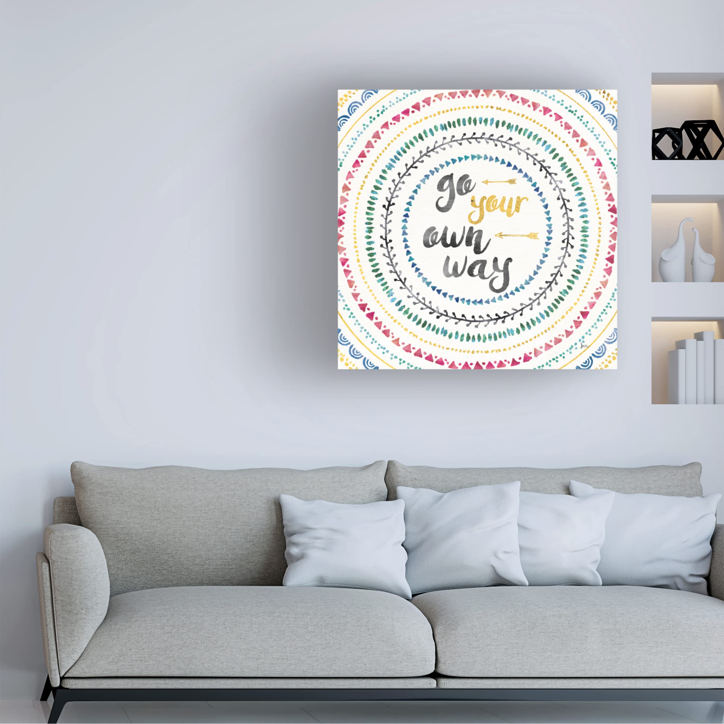 Wild and Free II Canvas Wall Art by Jess Aiken - Stunning Nature Landscape Painting for Living Room, Bedroom & Office Decor