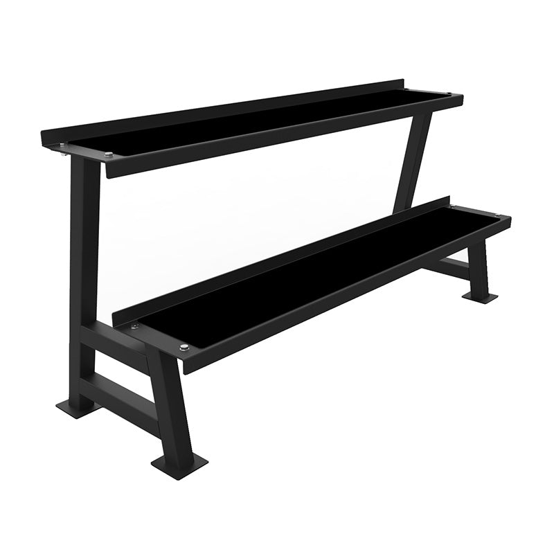 2-Tier Kettlebell Storage Rack - Heavy Duty Steel Weight Rack for Home Gym & CrossFit Training - Perfect for Dumbbell, Kettlebell & Fitness Equipment Organization