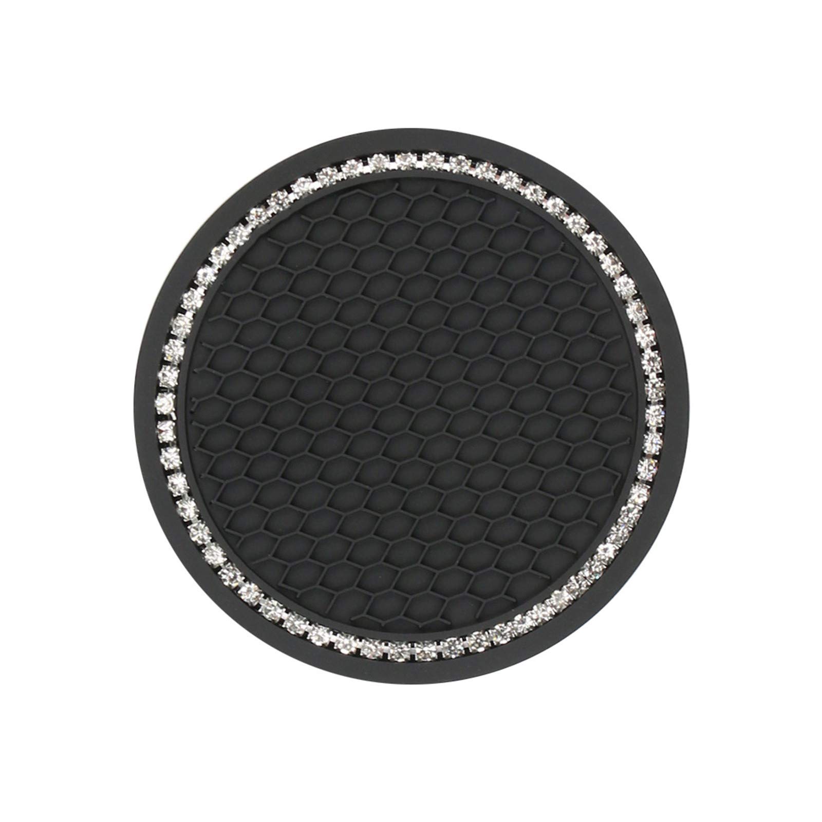 Silicone Cup Seat Mat Car Cushion Bottle 2Pcs Diamond Cushion Non-slip Kitchen, Dining & Bar Portable Kitchen Accessories for Home, Office, and Outdoor Use