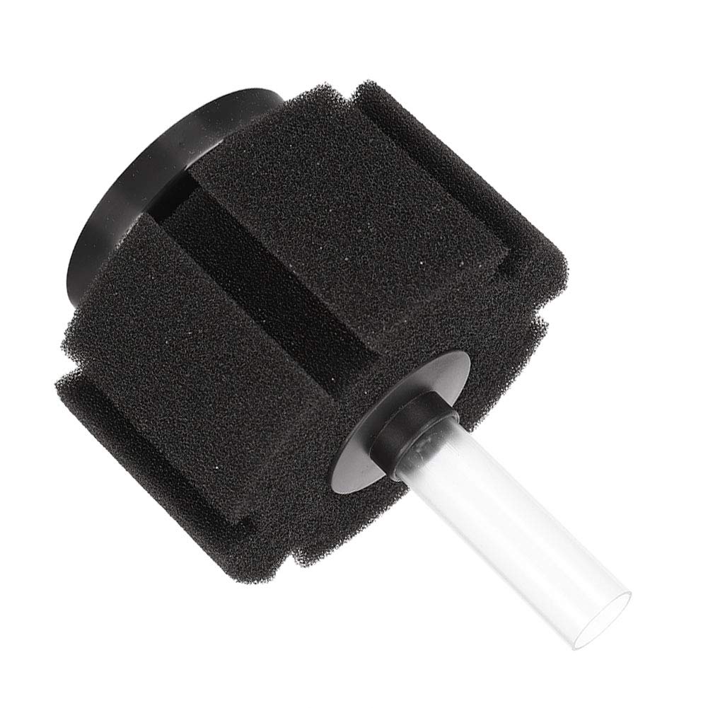 Premium Biochemical Sponge Filter for Aquariums - High-Efficiency Fish Tank Filter with Air Pipe & Super Aquarium Cotton - Ideal for Freshwater & Saltwater Tanks, Shrimp Tanks, and Breeding Aquariums