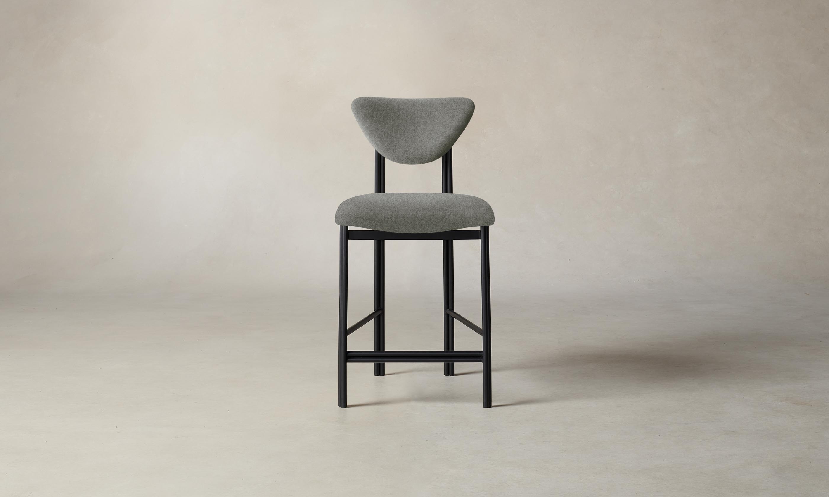 Premium Merino Granite Counter Stool - Modern Bar Stool for Kitchen Island, Breakfast Nook & Home Bar - Durable & Stylish Seating Solution