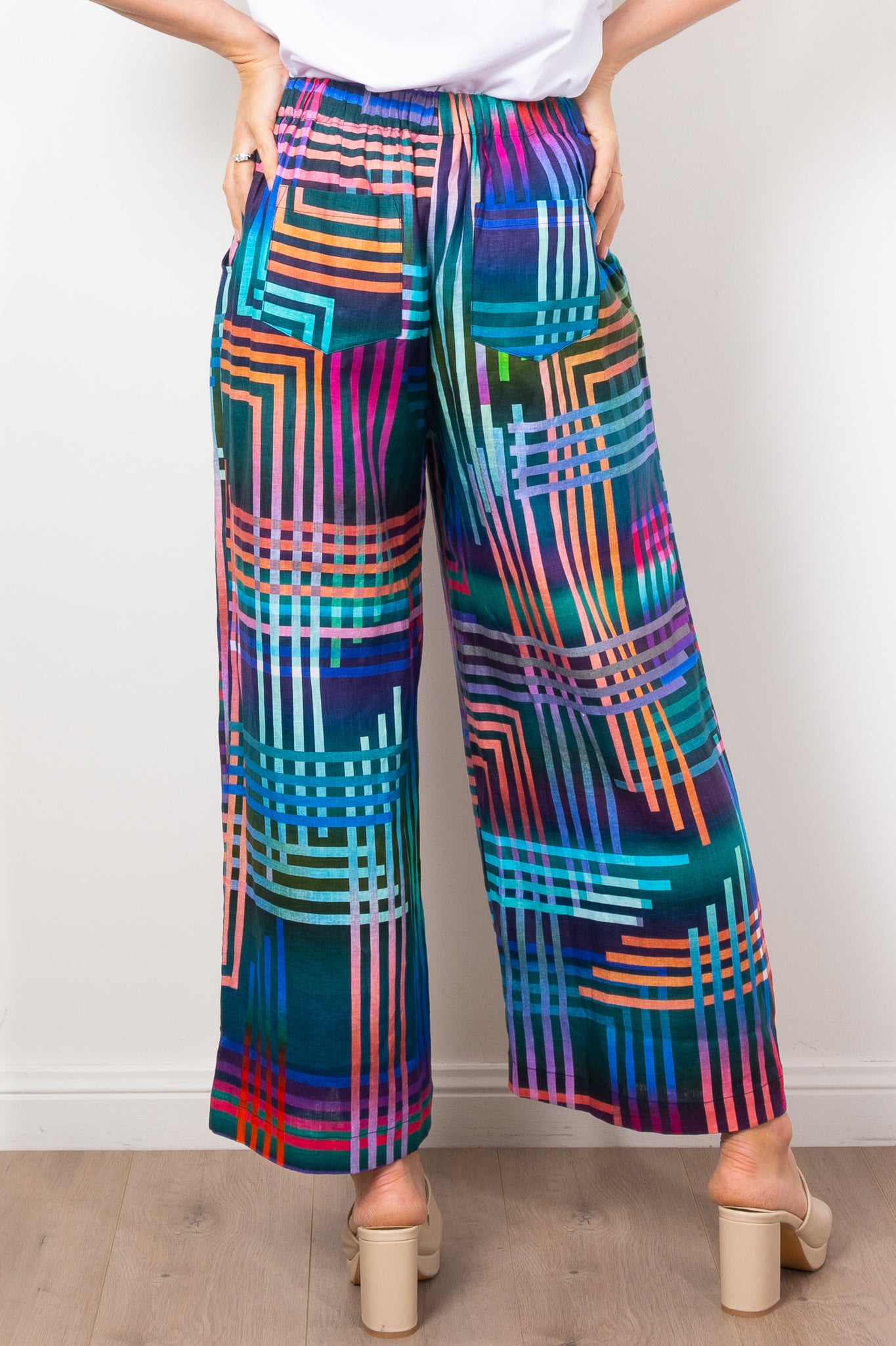 ELK Ilona Lightweight Navy Blue Pants for Women - Comfortable and Stylish for Travel, Work, and Casual Wear