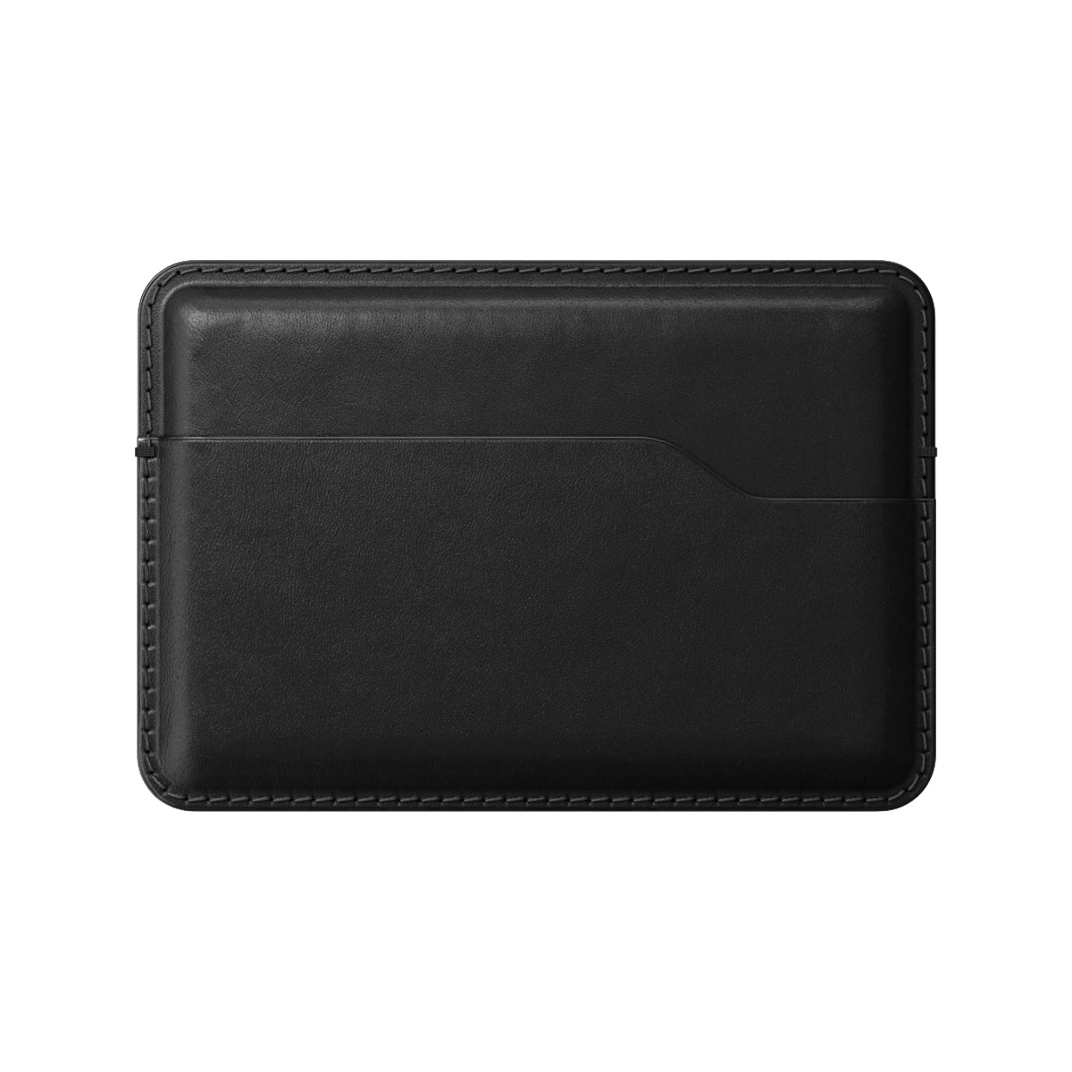 NOMAD Black Horween Leather Card Wallet - Slim RFID Blocking Minimalist Wallet for Men & Women | Perfect for Travel, Business & Everyday Use