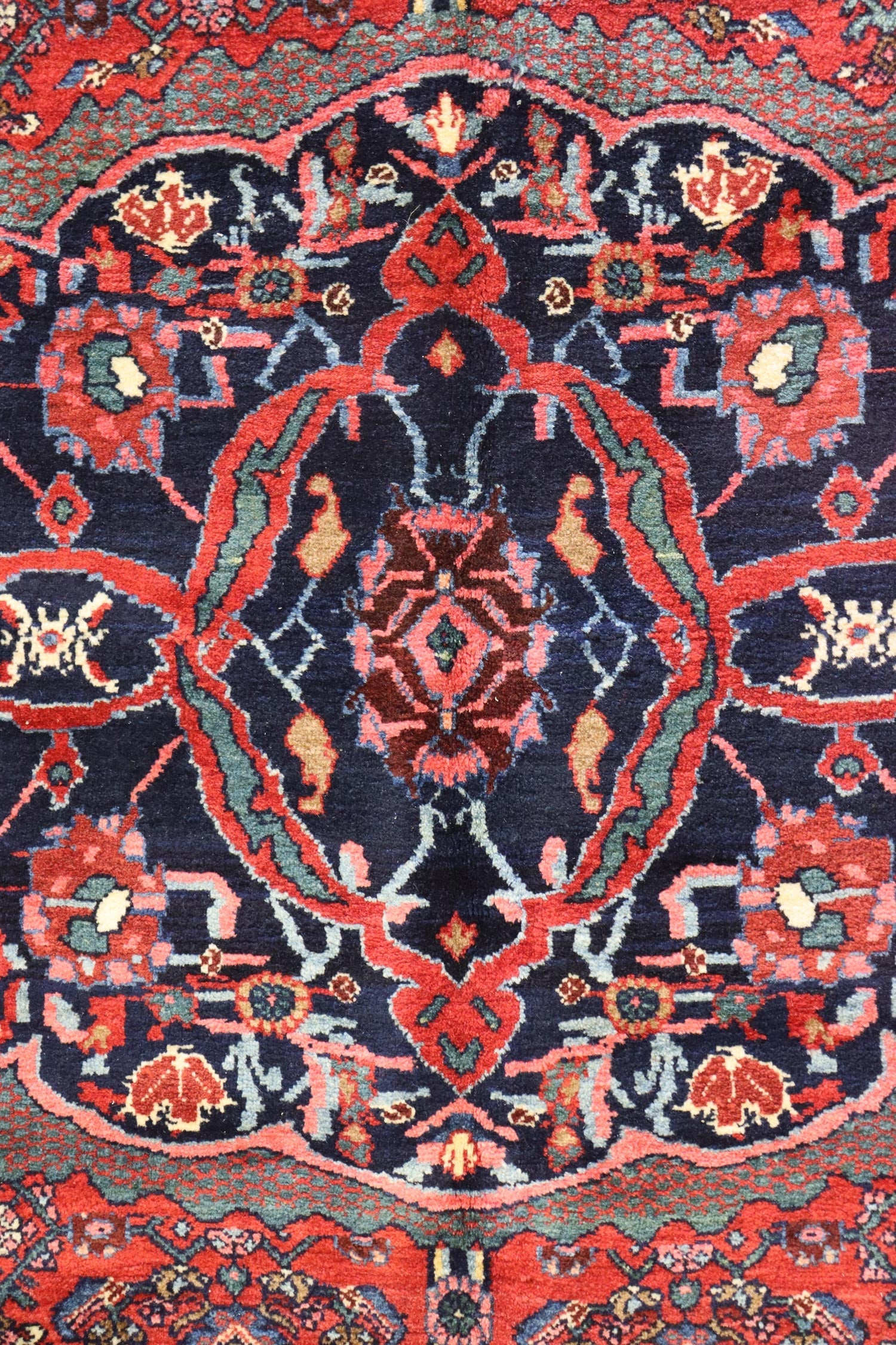 Handwoven Antique Bijar Tribal Rug - Traditional Persian Carpet for Home Decor, Living Room, Bedroom - J67822