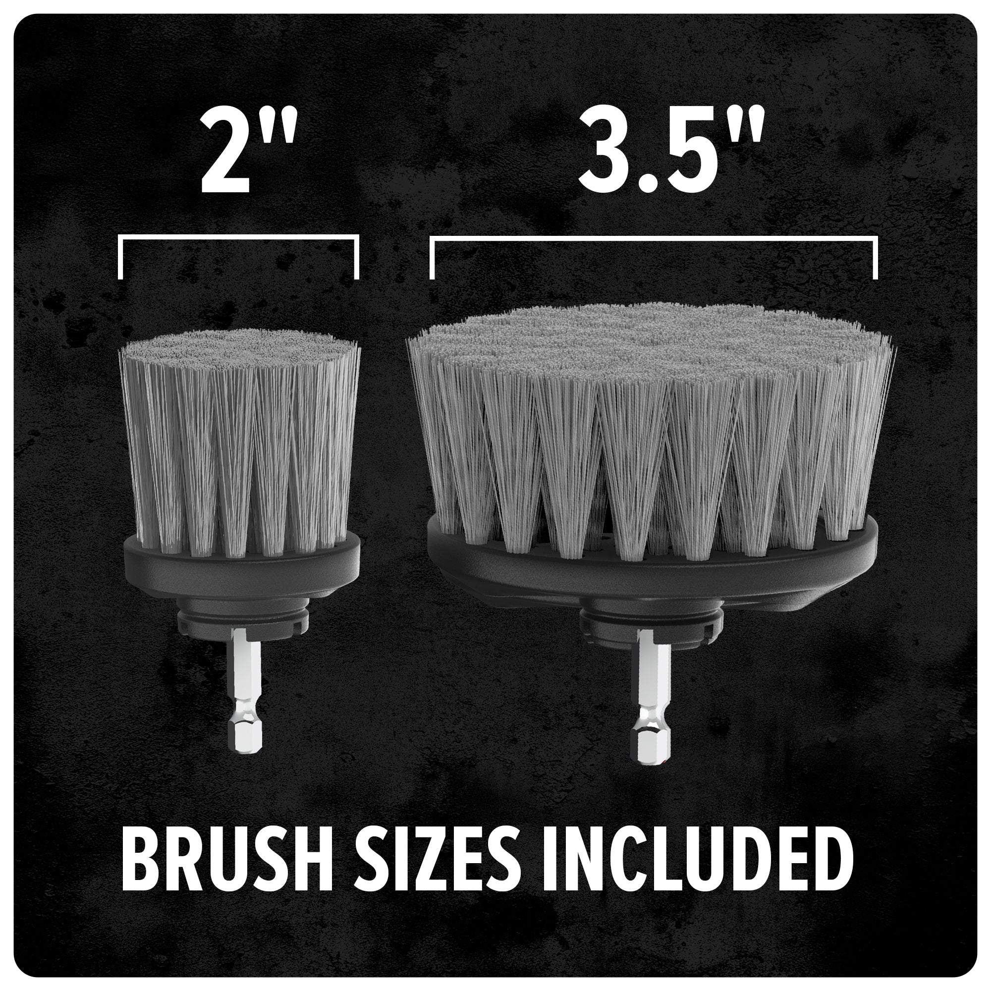 Medium Bristle Brush Set - 6 Pack Natural Hair Paint & Makeup Brushes for Artists & DIY - Perfect for Acrylic, Oil Painting, Face Makeup & Nail Art