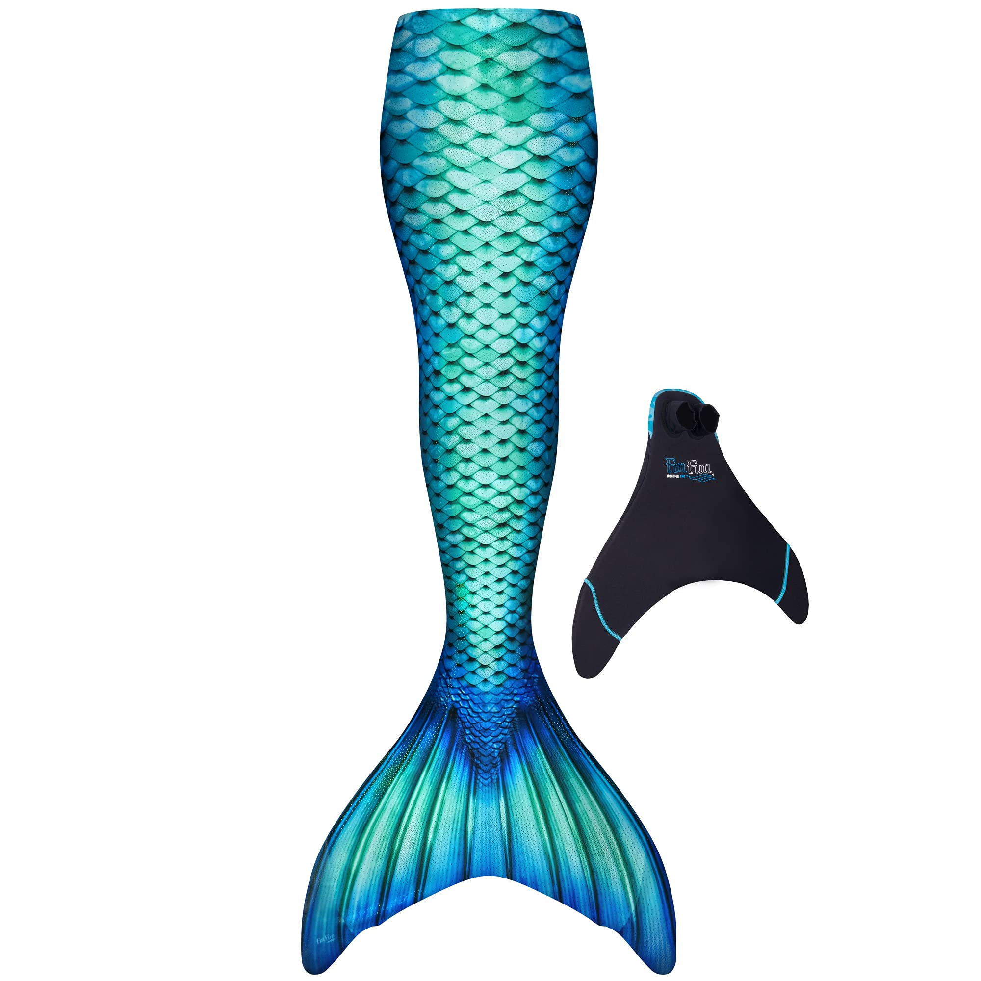 Fin Fun Limited Edition Durable Mermaid Tail Swimsuit with Monofin - Premium Swimwear for Adults & Teens | Perfect for Pool Parties, Beach Vacations & Underwater Photography