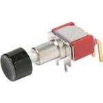 8168S2HZQE2 Push Button Switch - 5 Pack Alternate Action & Momentary Tactile Switches for Industrial Control Panels, Automotive Electronics & DIY Projects