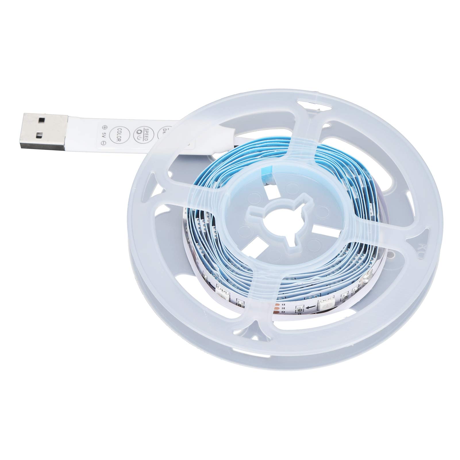 5050 LED Strip Lights 2M/6.56ft with Remote Control - Flexible Mini Light Strips for Indoor Home, Kitchen, Bedroom, Cabinet Lighting Decoration
