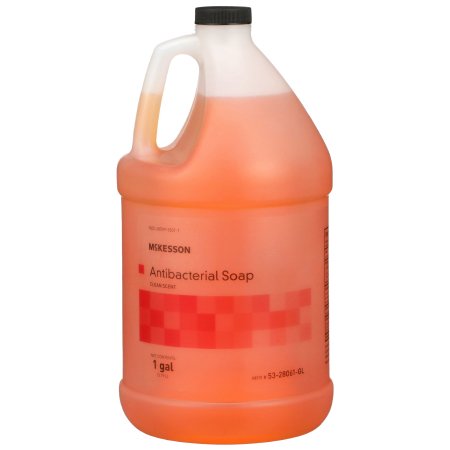 McKesson Antibacterial Liquid Soap - 1 Gallon Pump Bottle, Clean Scent (53 28061 GL) | Ideal for Hospitals, Clinics & Commercial Use