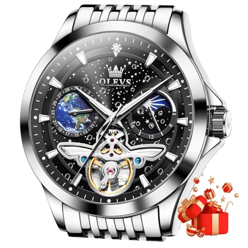 G6705: Silver strap & black dial
