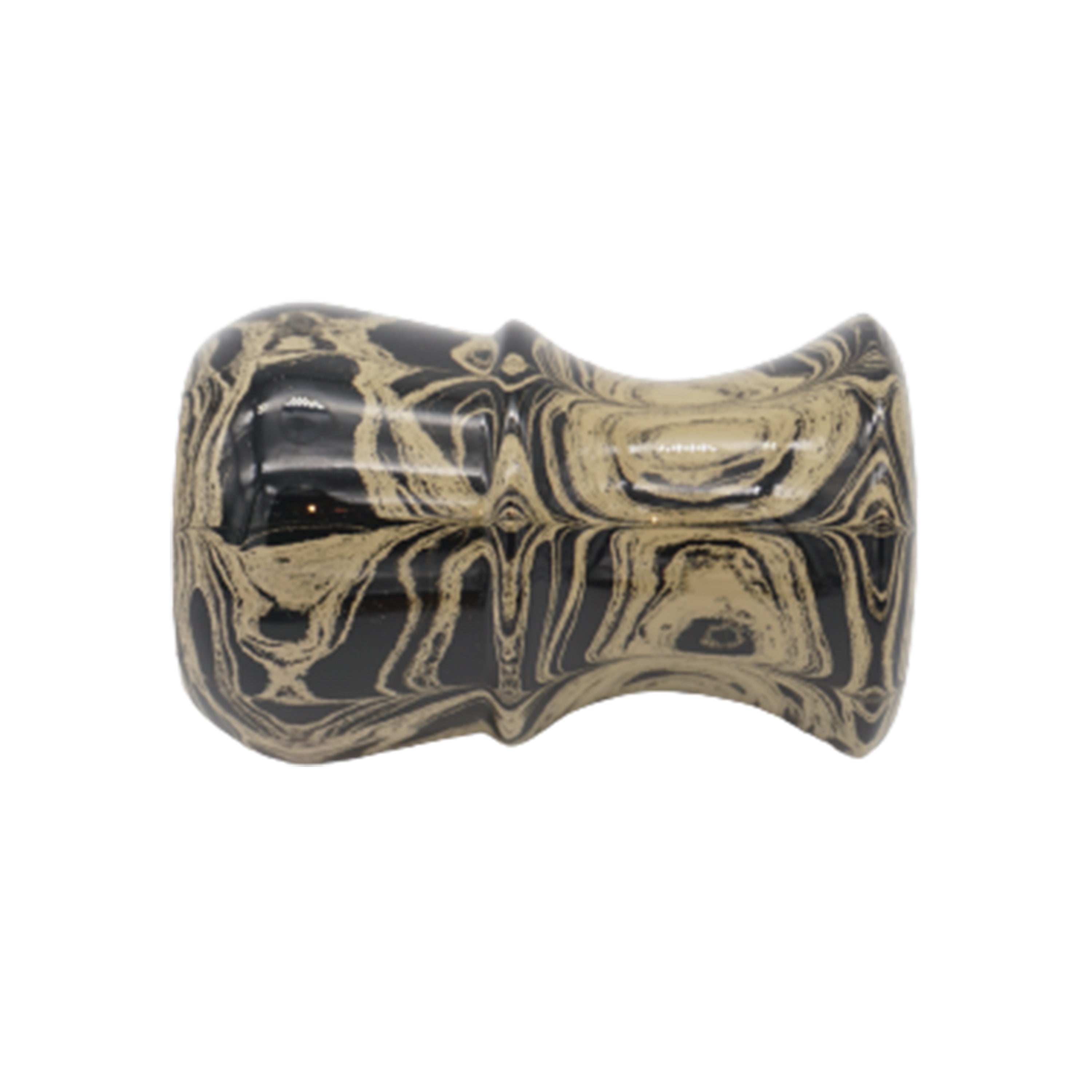 Premium Sand Ebonite Handmade Shaving Brush Handle - Fits 24mm & 26mm Knots - Perfect for Wet Shaving & Grooming Gifts for Men