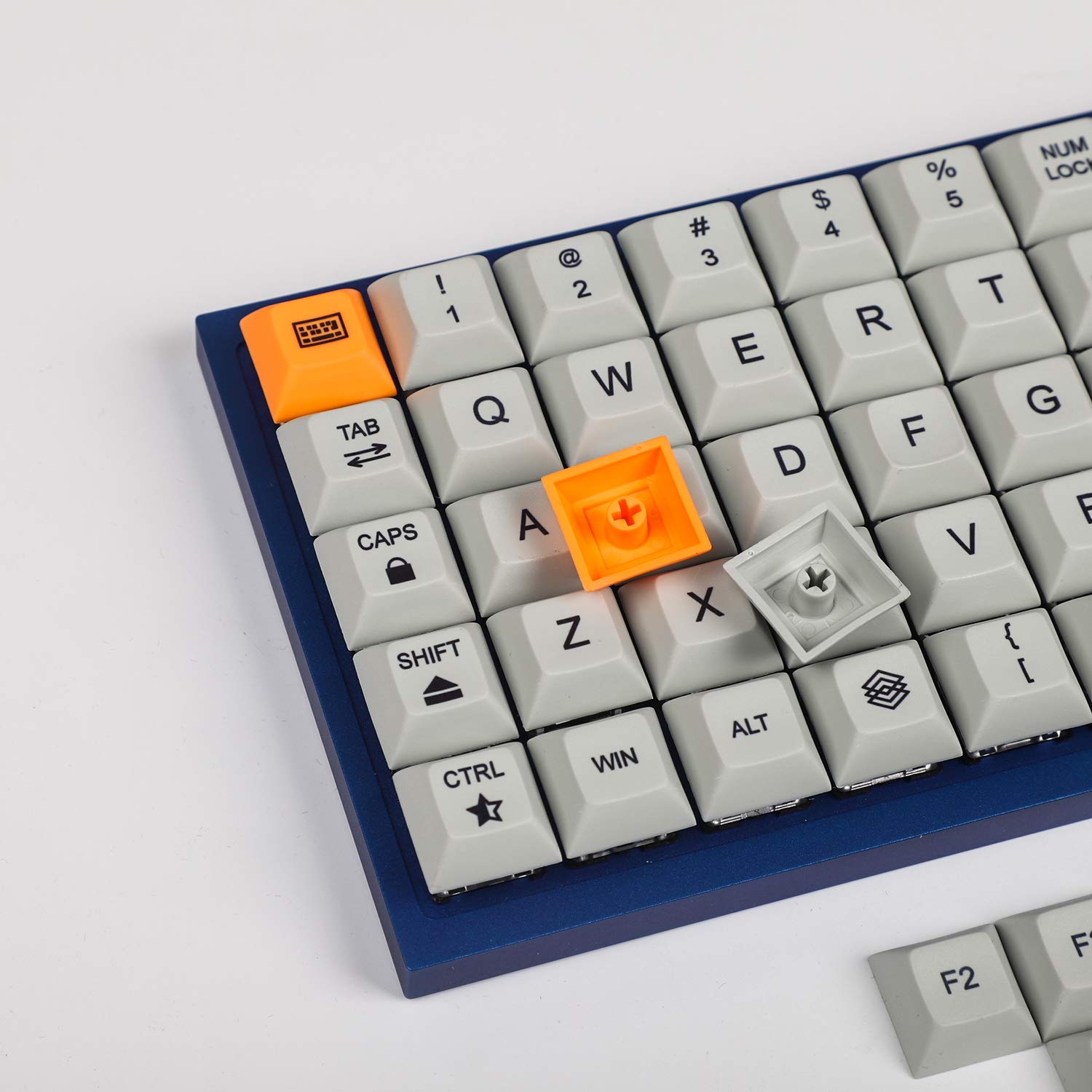 YMDK Idobao x ID75 75-Key Ortholinear Mechanical Keyboard Kit - Hot-Swappable PCB, Anodized Aluminum Case (Gray) | Perfect for Programmers, Typists & Custom Keyboard Enthusiasts