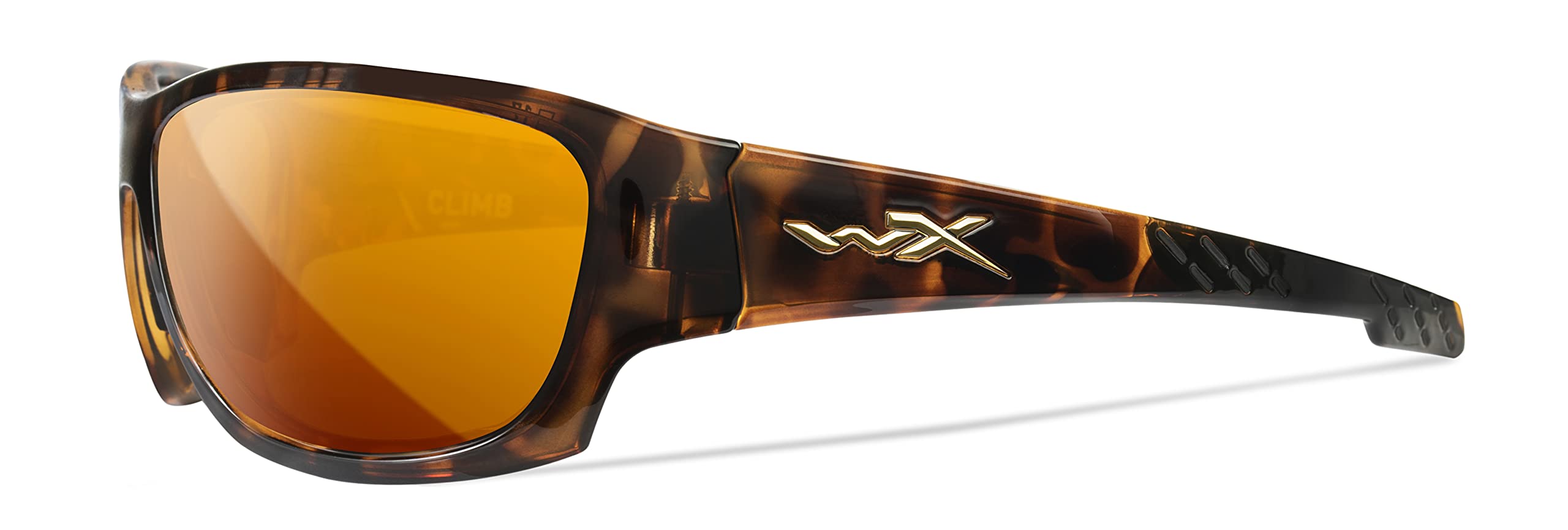 Wiley X WX Climb Polarized Sunglasses for Men - 100% UVA/UVB Protection - Lightweight & Durable Frame - Perfect for Cycling, Hiking, Running & Outdoor Adventures
