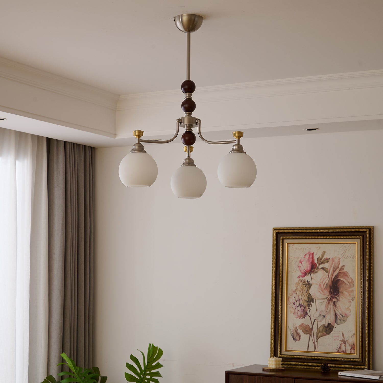 Lucienne Orb Chandelier - Modern Crystal Ceiling Light Fixture for Dining Room, Living Room & Bedroom | Elegant Lighting for Home Decor & Interior Design